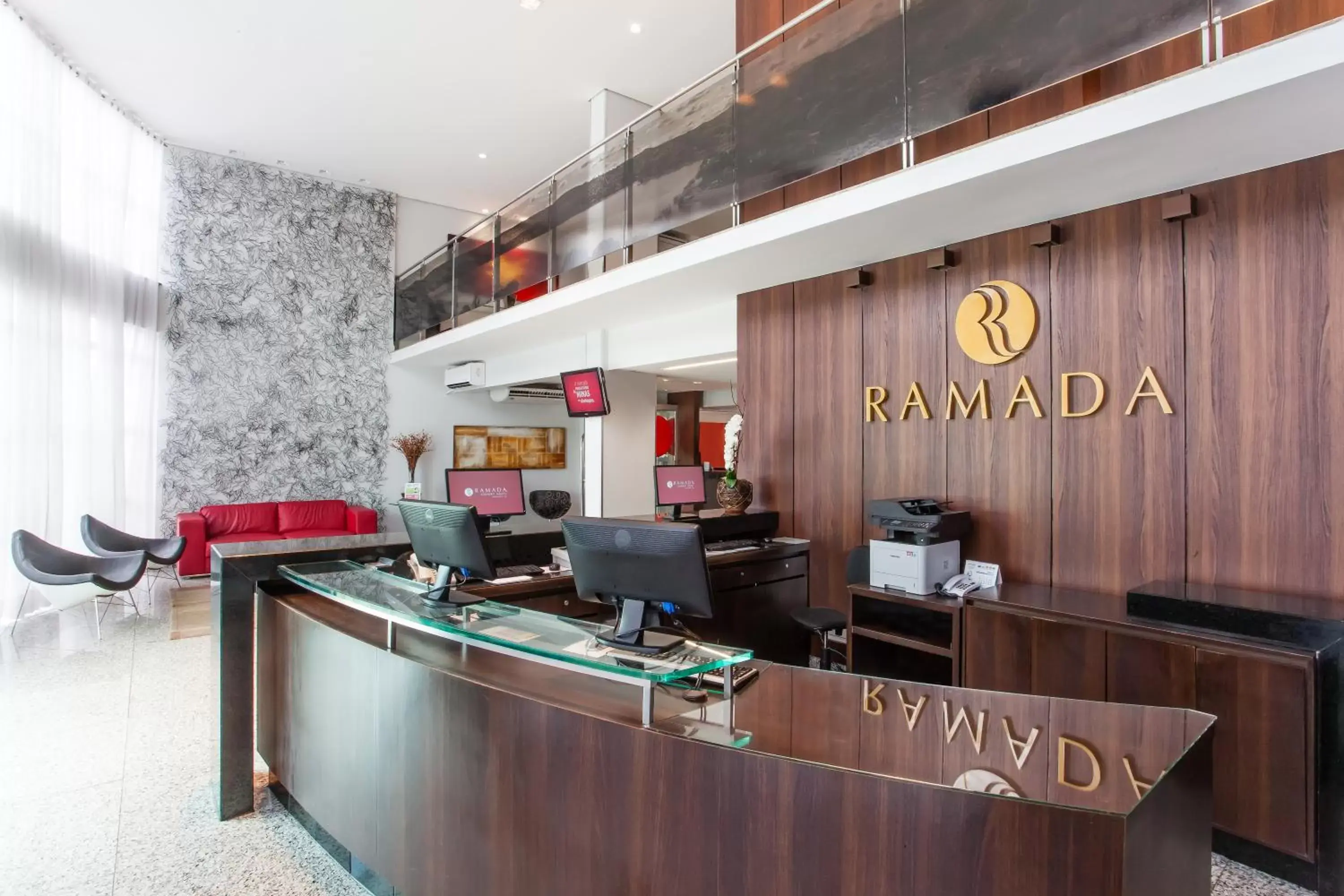 Lobby or reception, Lobby/Reception in Ramada Hotel & Suites Lagoa Santa By Wyndham