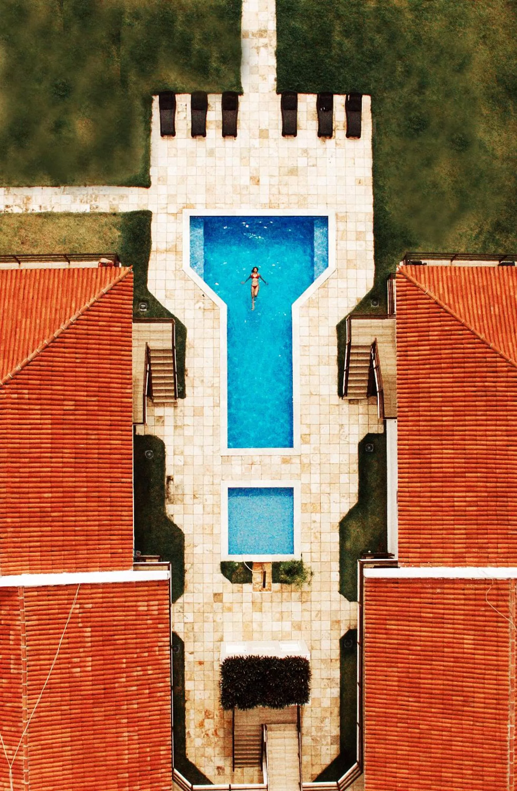 Bird's eye view in Manga Verde Beach Residence