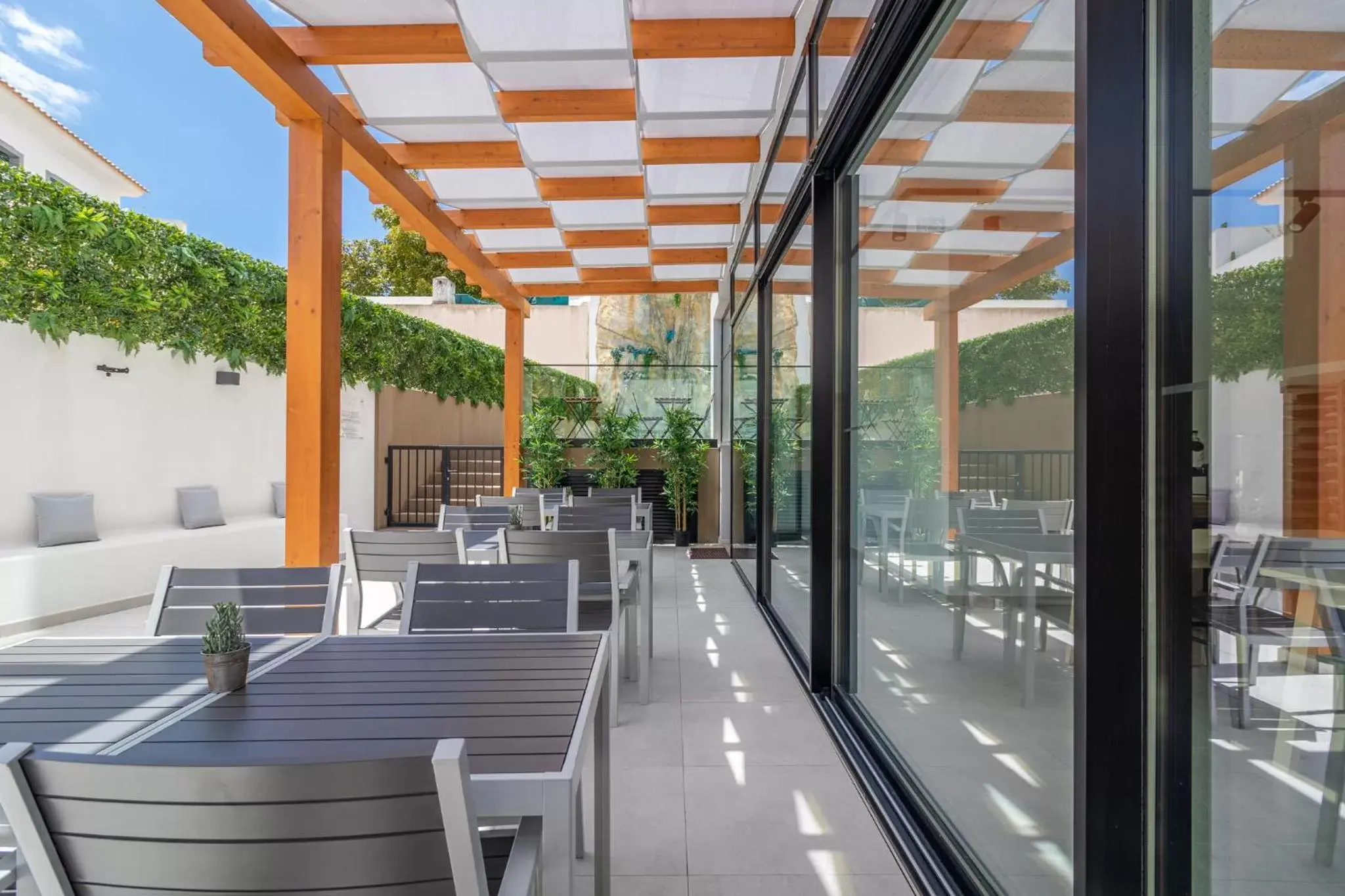 Patio in Roots Hotel