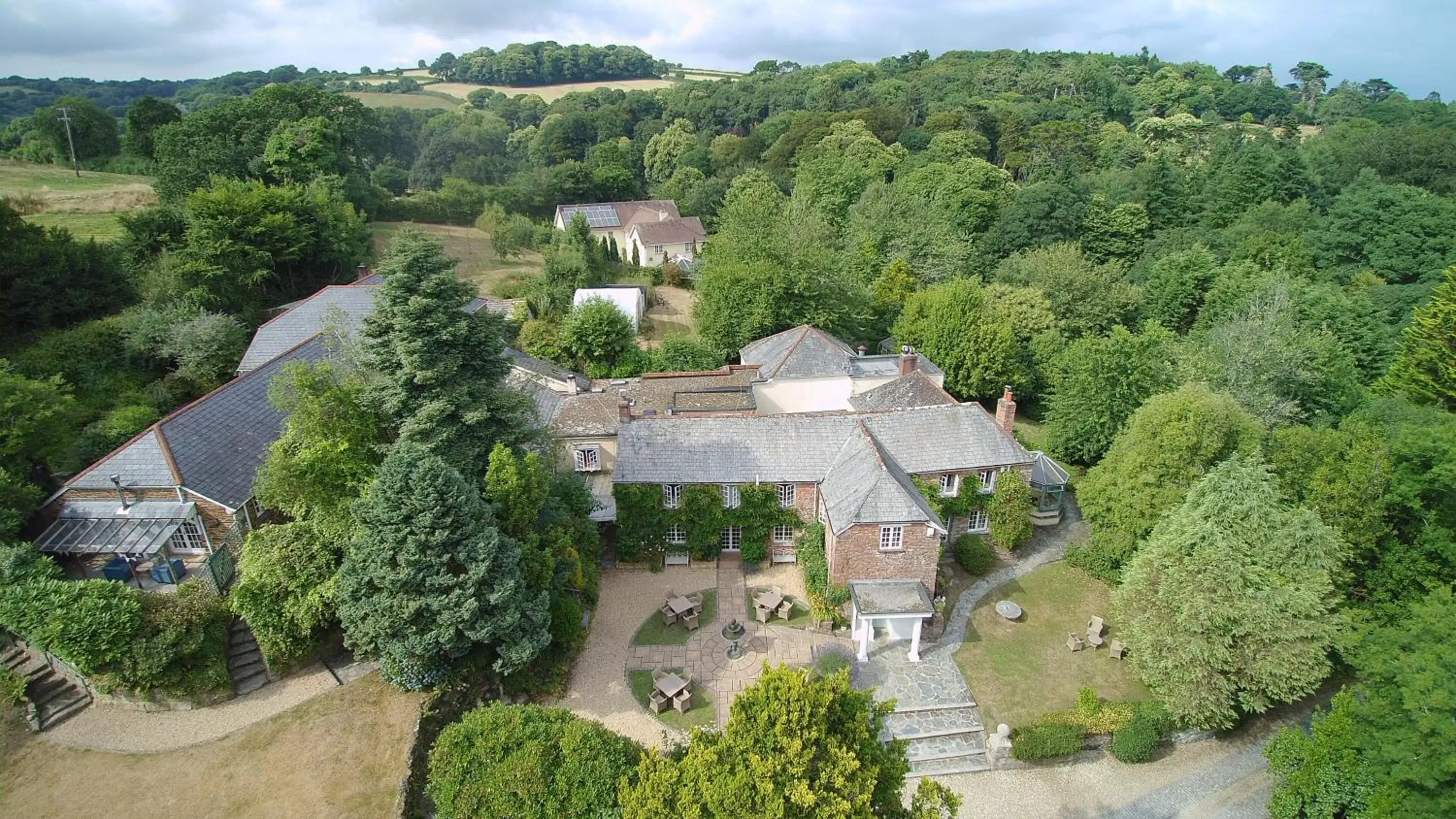 Bird's eye view in Boscundle Manor