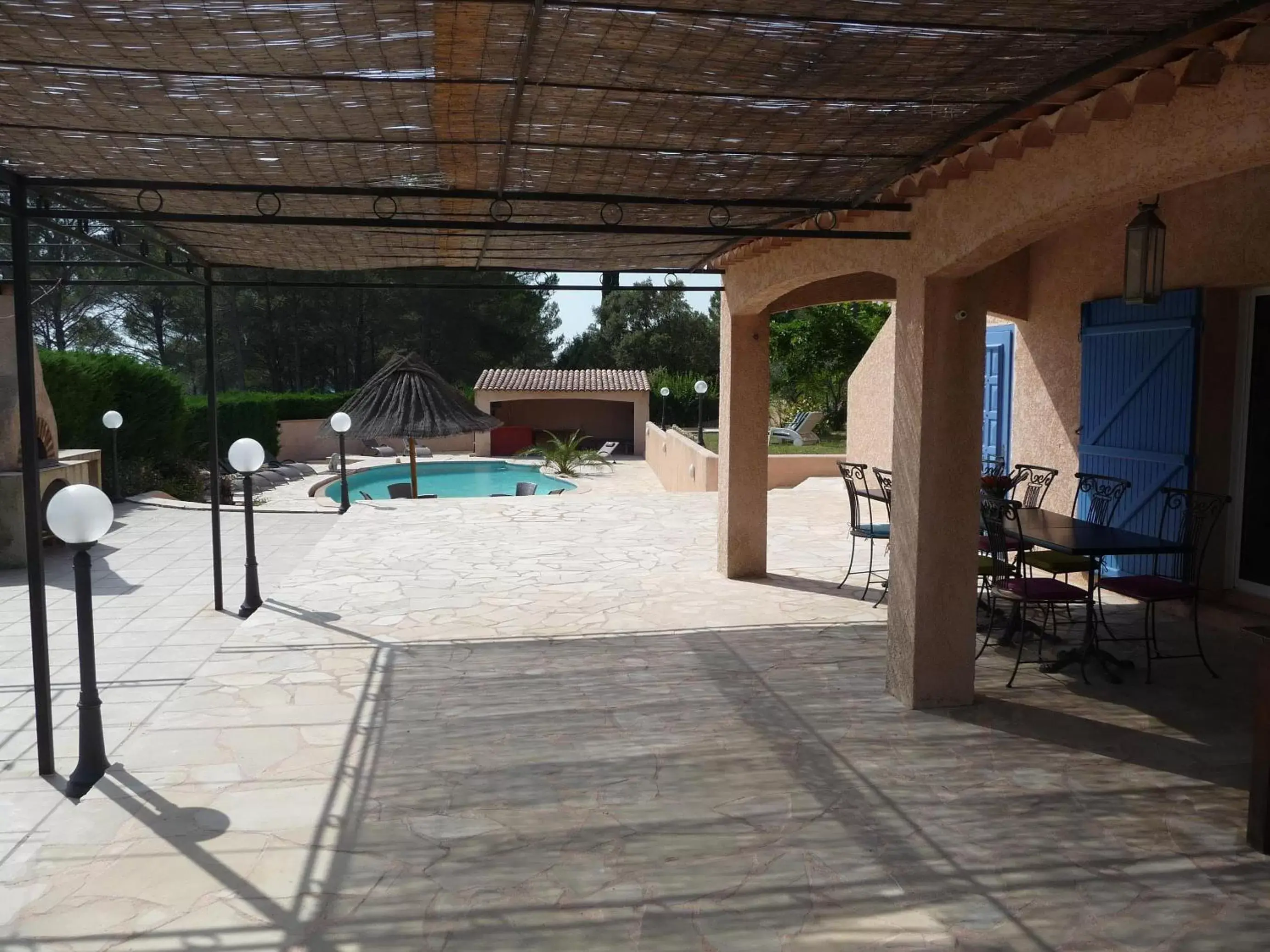 Patio, Swimming Pool in La Bastide Des Selves