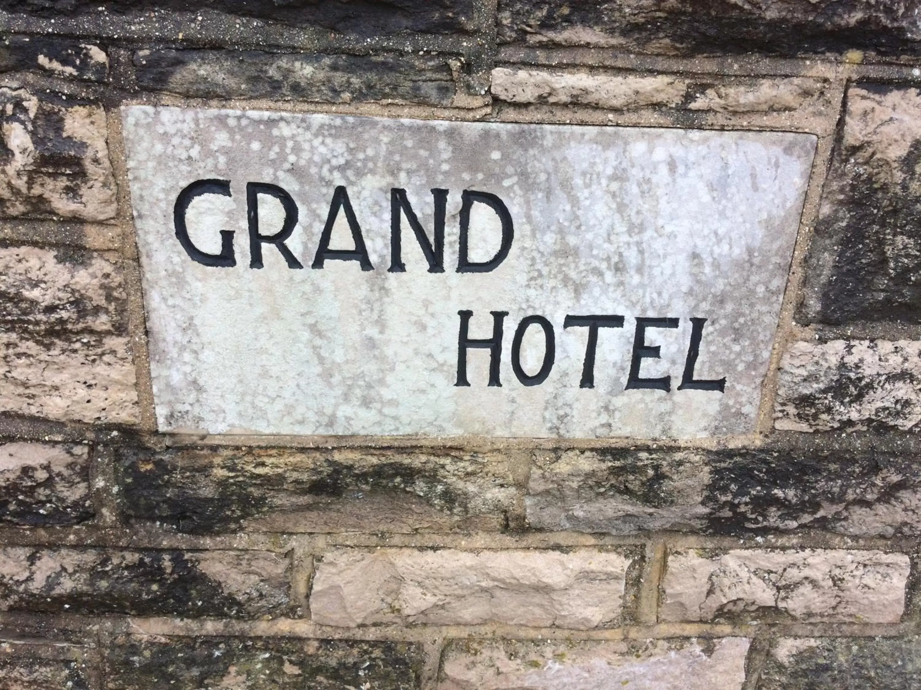 Property building, Property Logo/Sign in Grand Hotel Swanage