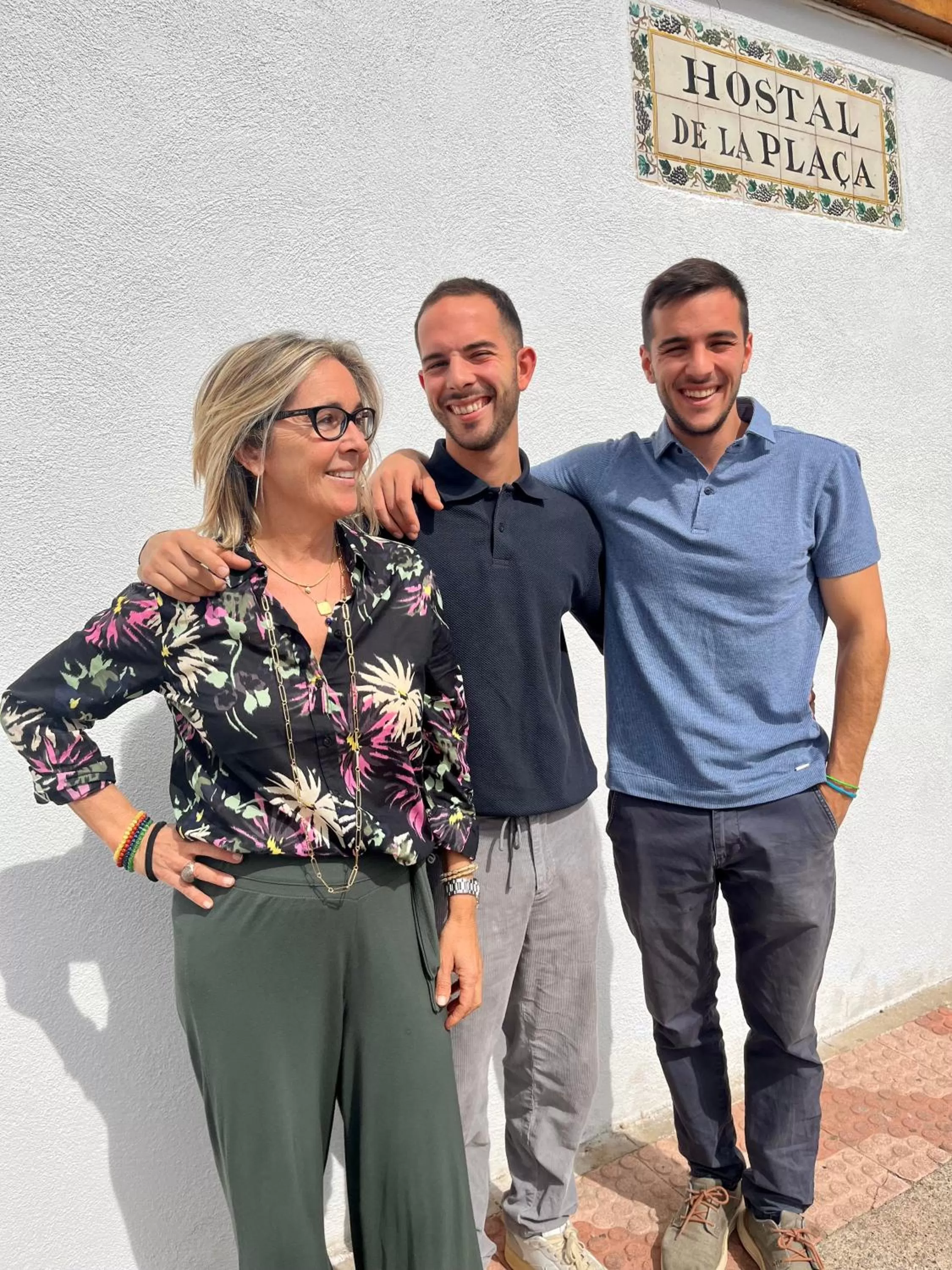 People in Hostal de la Plaça - Hotel Boutique
