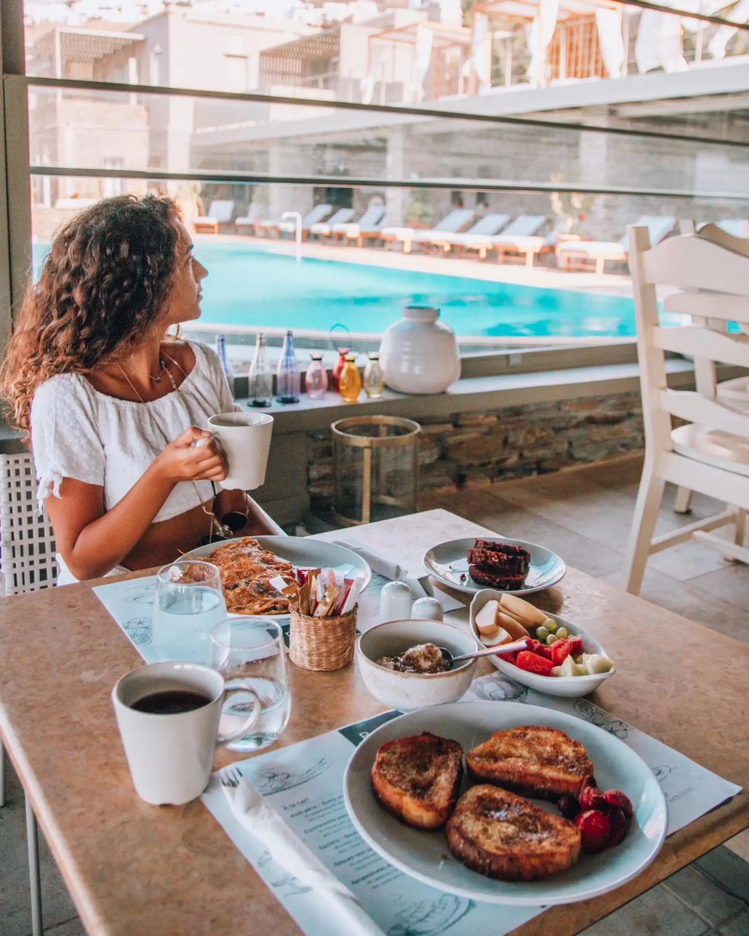 Breakfast in Aeolis Tinos Suites