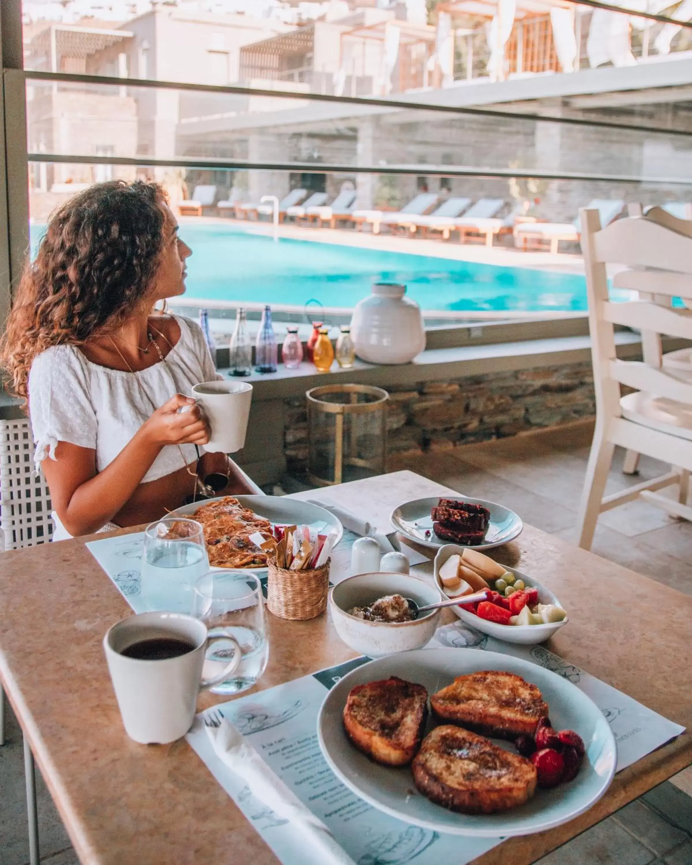 Breakfast in Aeolis Tinos Suites Breakfast in Aeolis Tinos Suites
