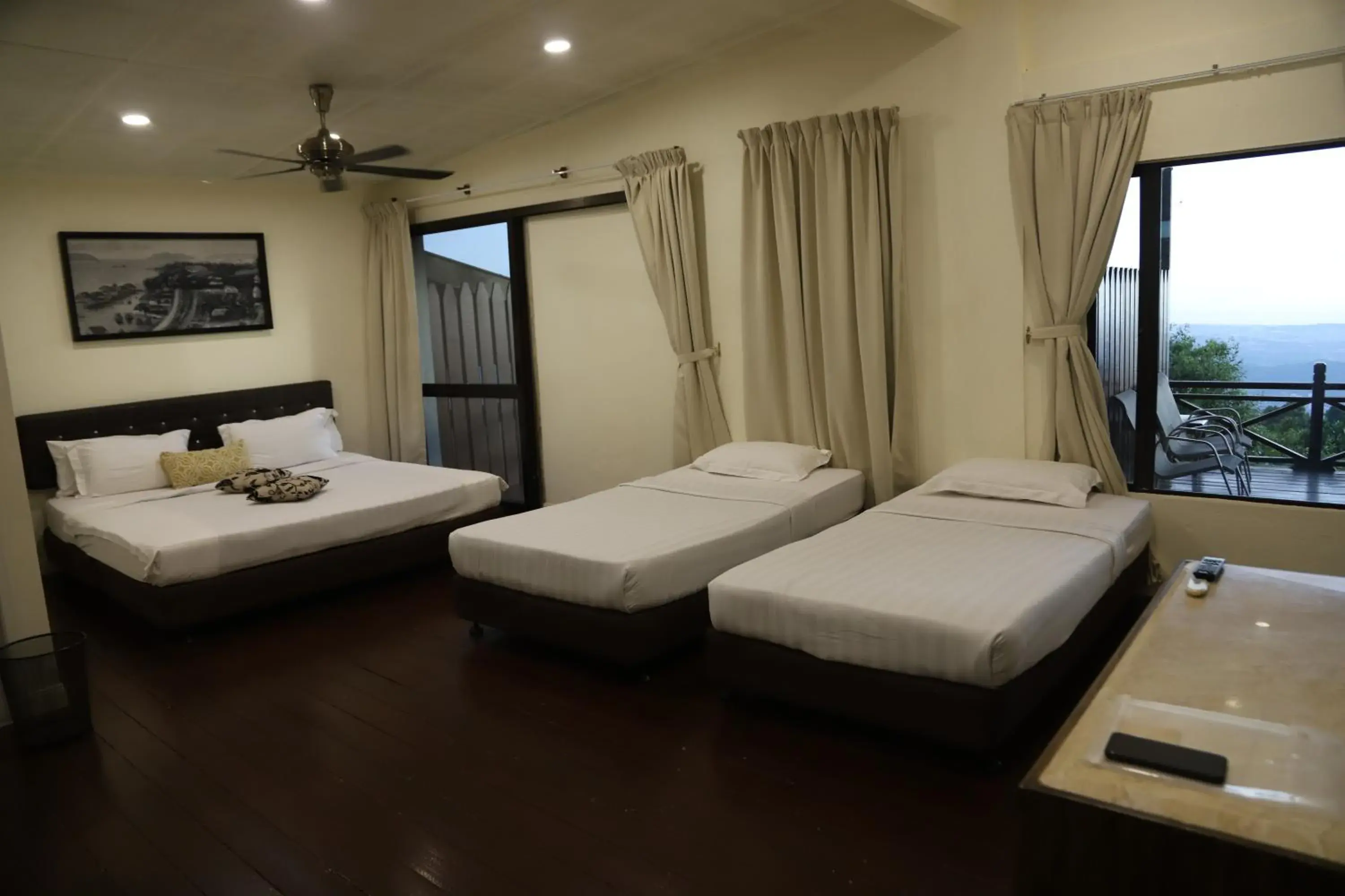 Bed, Bathroom in Kasih Sayang Hill Resort