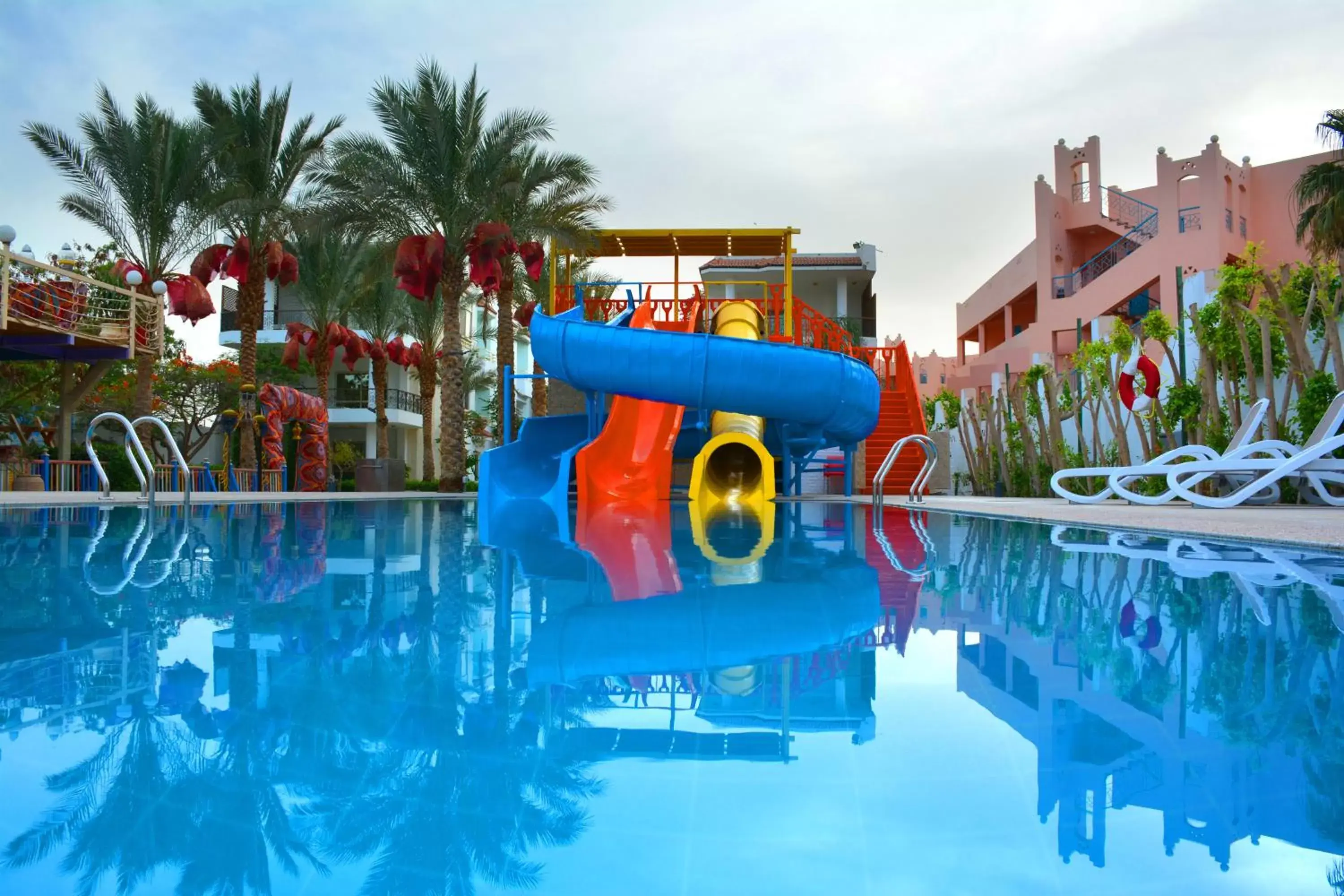 Aqua park, Water Park in MinaMark Beach Resort for Families and Couples Only