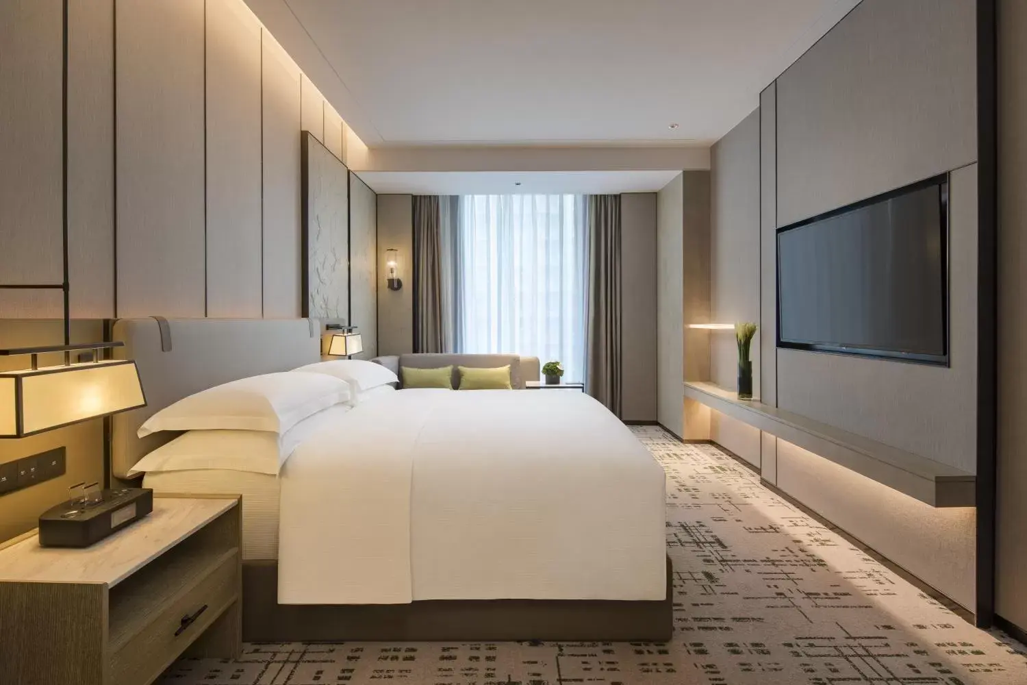 Bed in Hilton Chengdu Chenghua