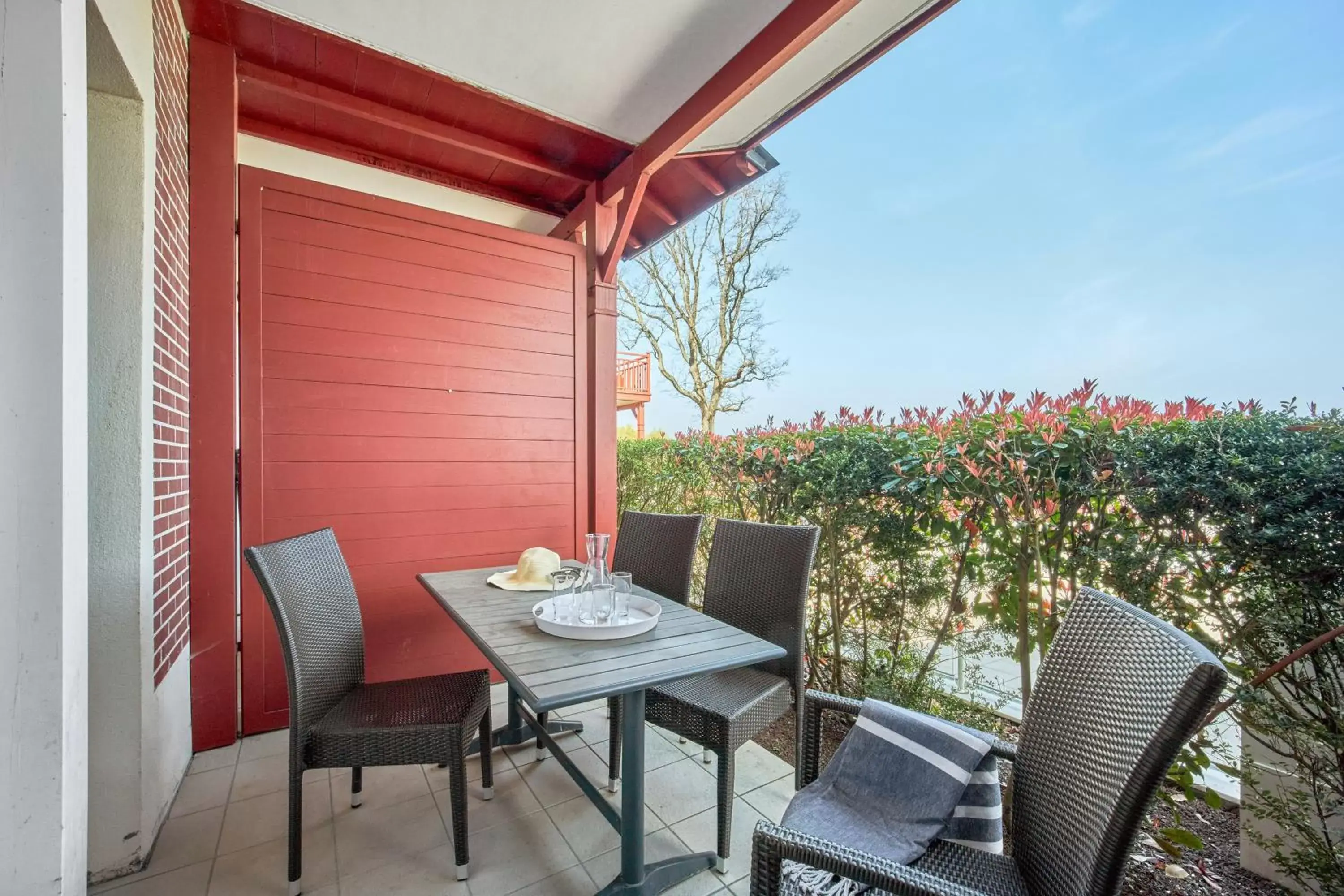 Patio, Balcony/Terrace in Pierre & Vacances Premium Residence & Spa Houlgate