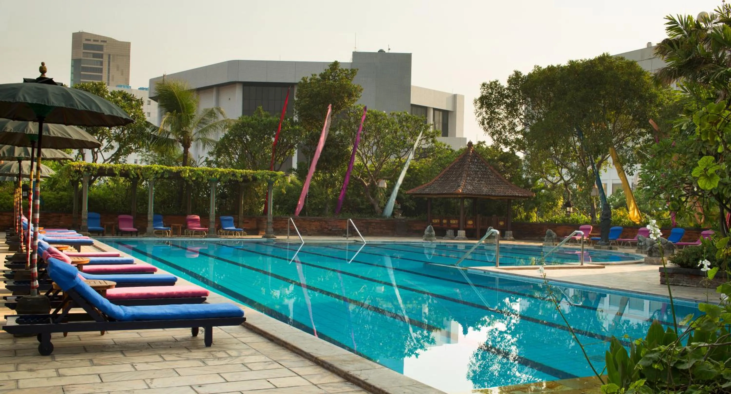 Swimming pool in Bumi Surabaya City Resort