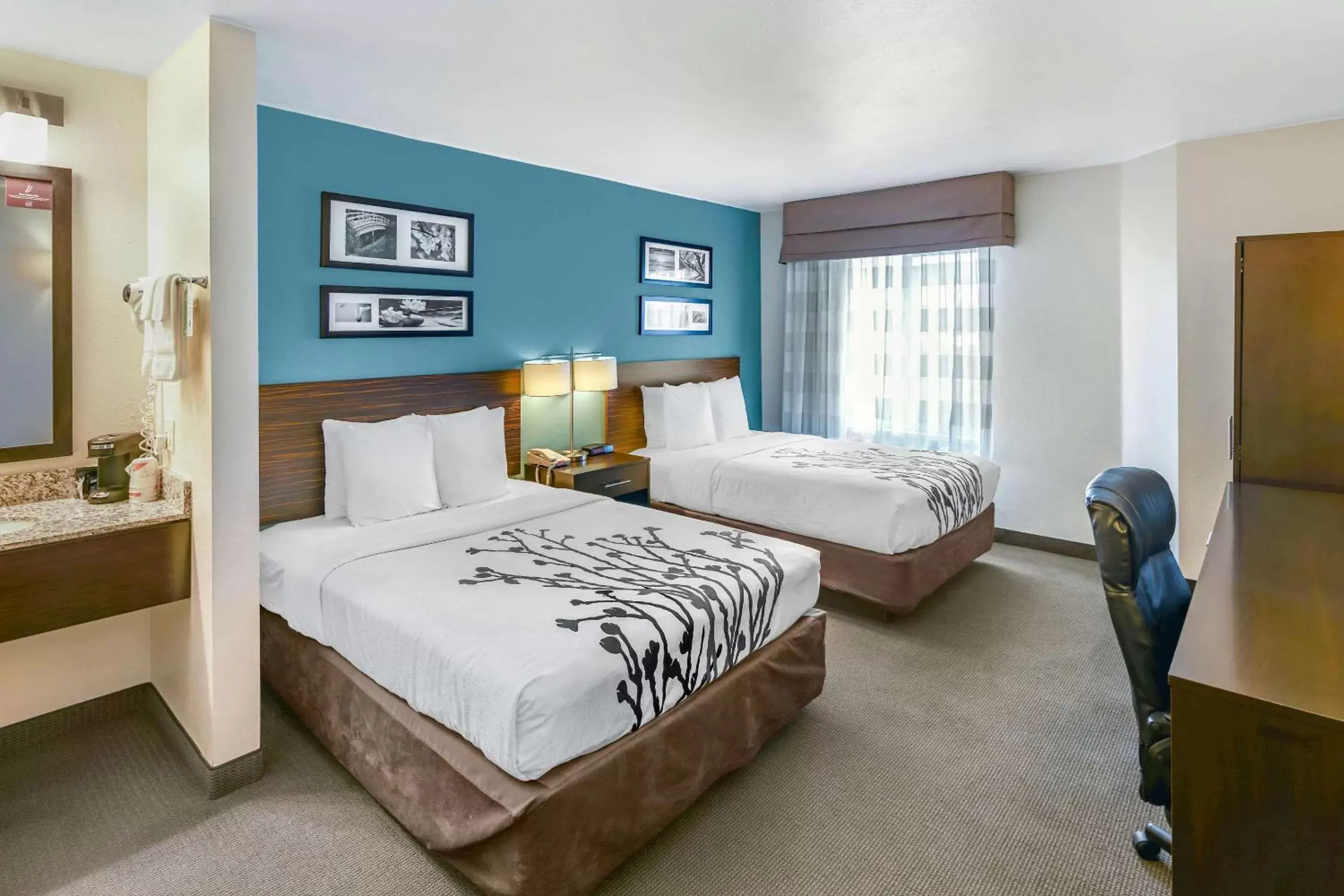 Photo of the whole room, Bed in Sleep Inn near Washington State Line