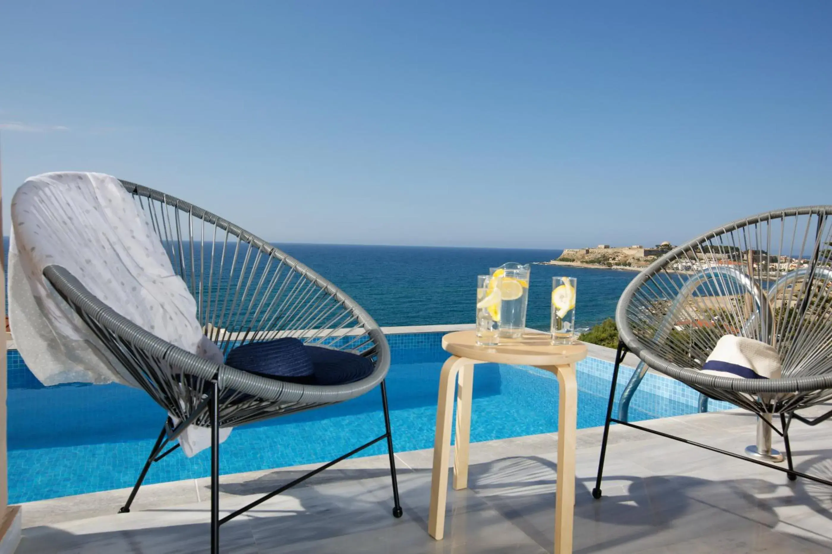 Balcony/Terrace, Swimming Pool in Archipelagos Hotel