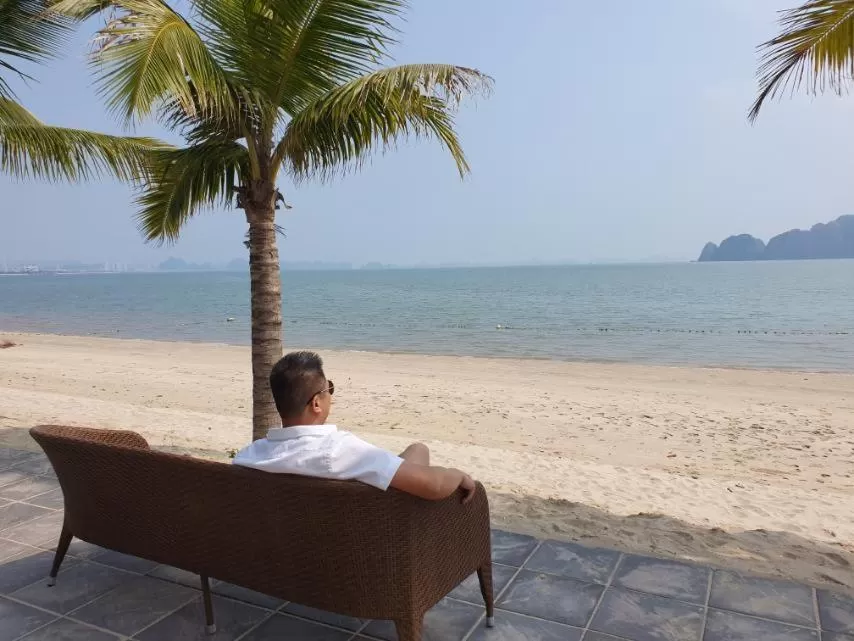 Beach in Golden Palm HaLong Hotel