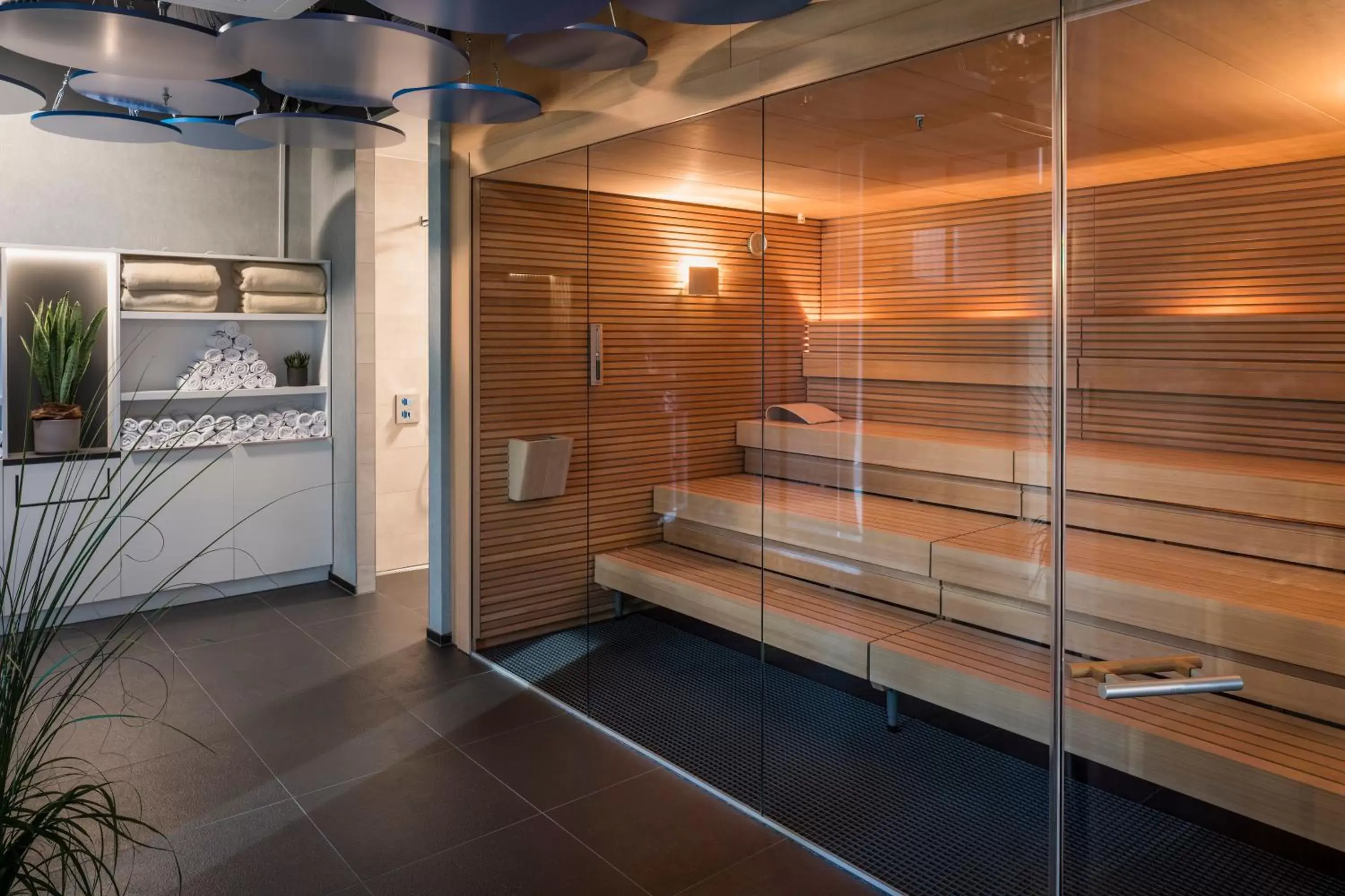 Sauna in Meliá Frankfurt City