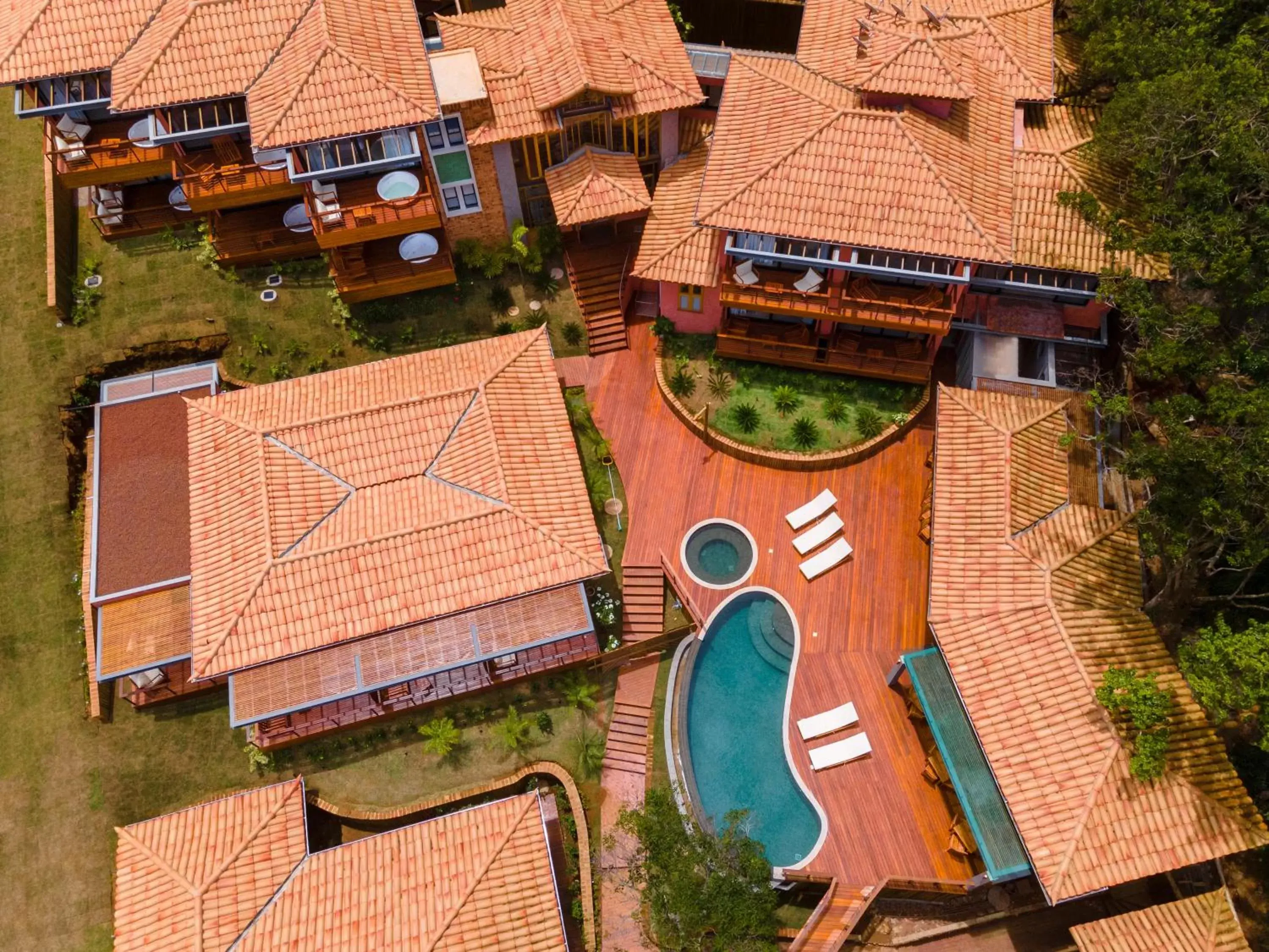 Property building, Bird's-eye View in Buzios Espiritualidade Hotel