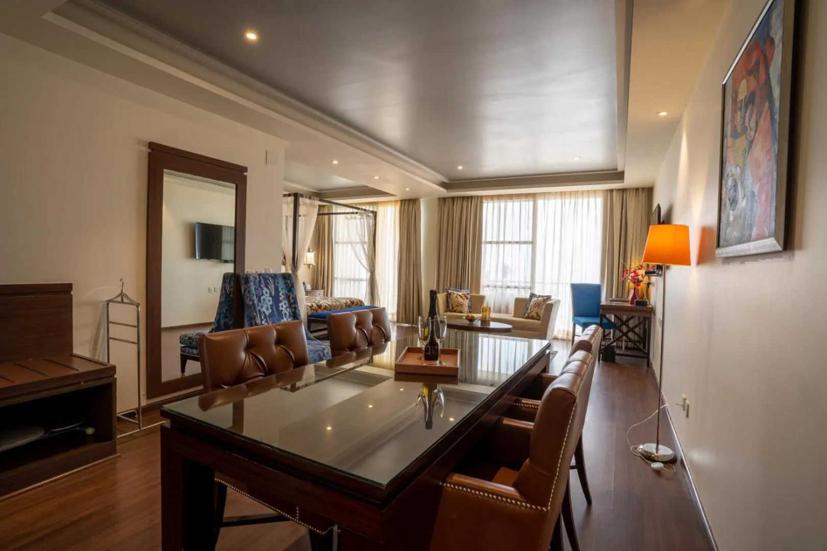 Living room in Indraprastha Spa Resort