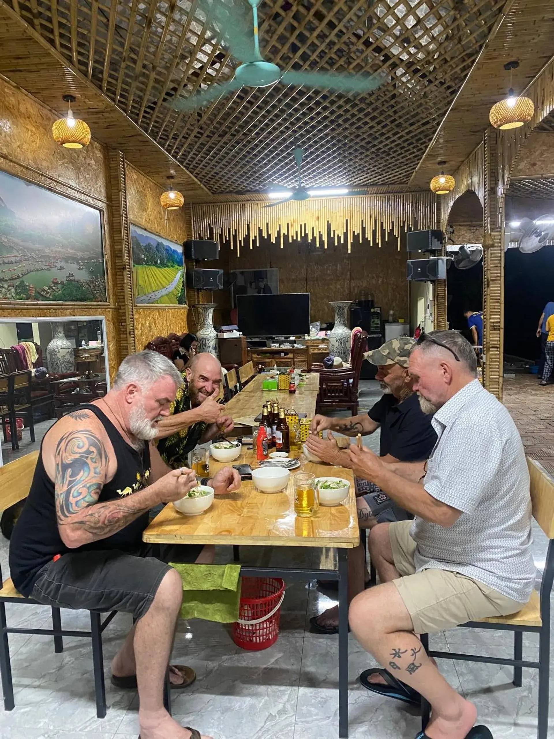 Food and drinks in Tam Coc Cat Luong Homestay