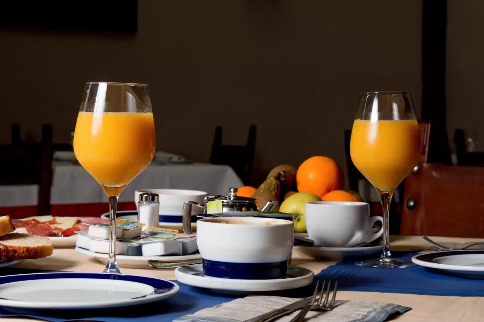 Continental breakfast in Hotel Las Cancelas Continental breakfast in Hotel Las Cancelas