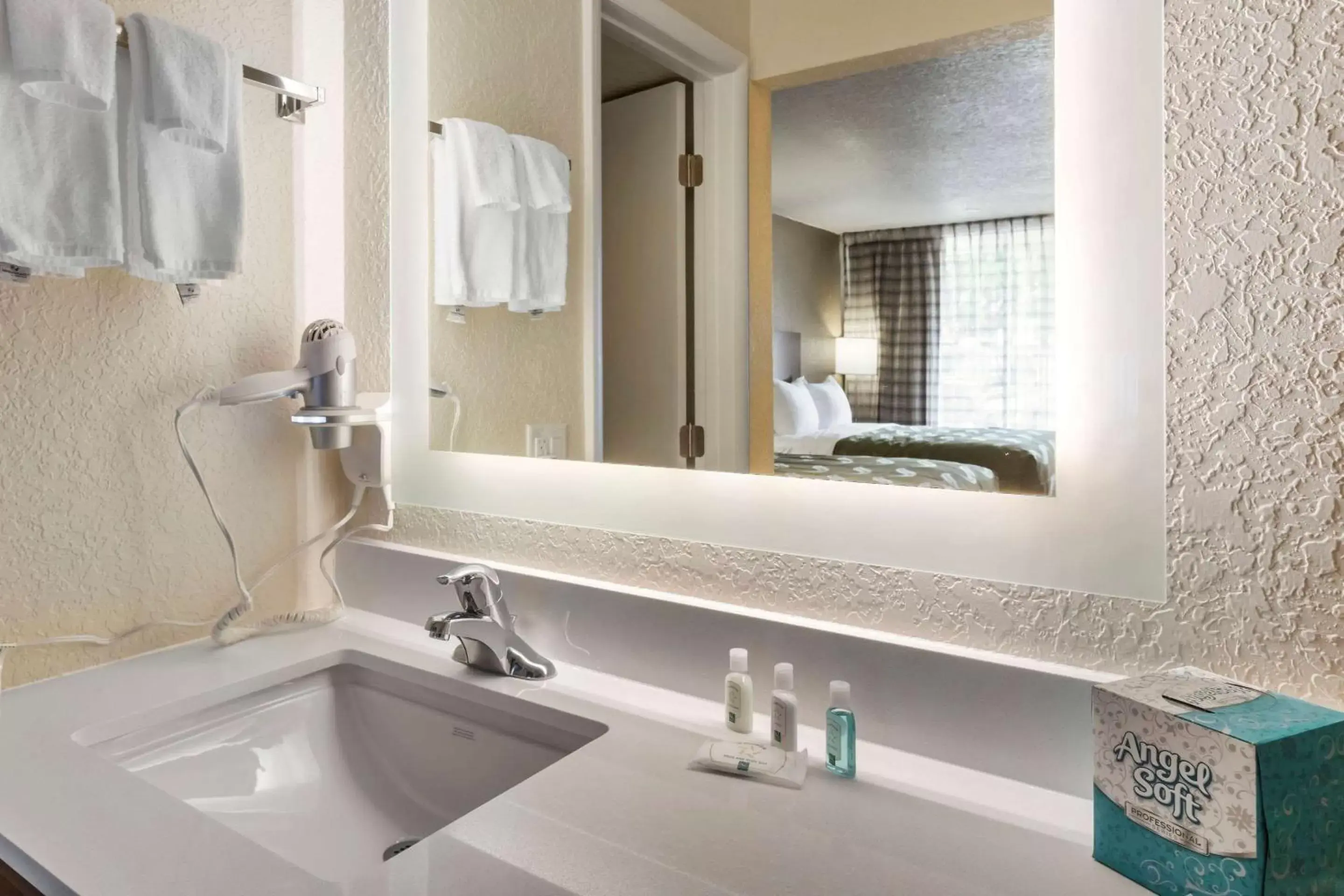 Bathroom in Quality Inn Saint Petersburg North-Tampa Bay