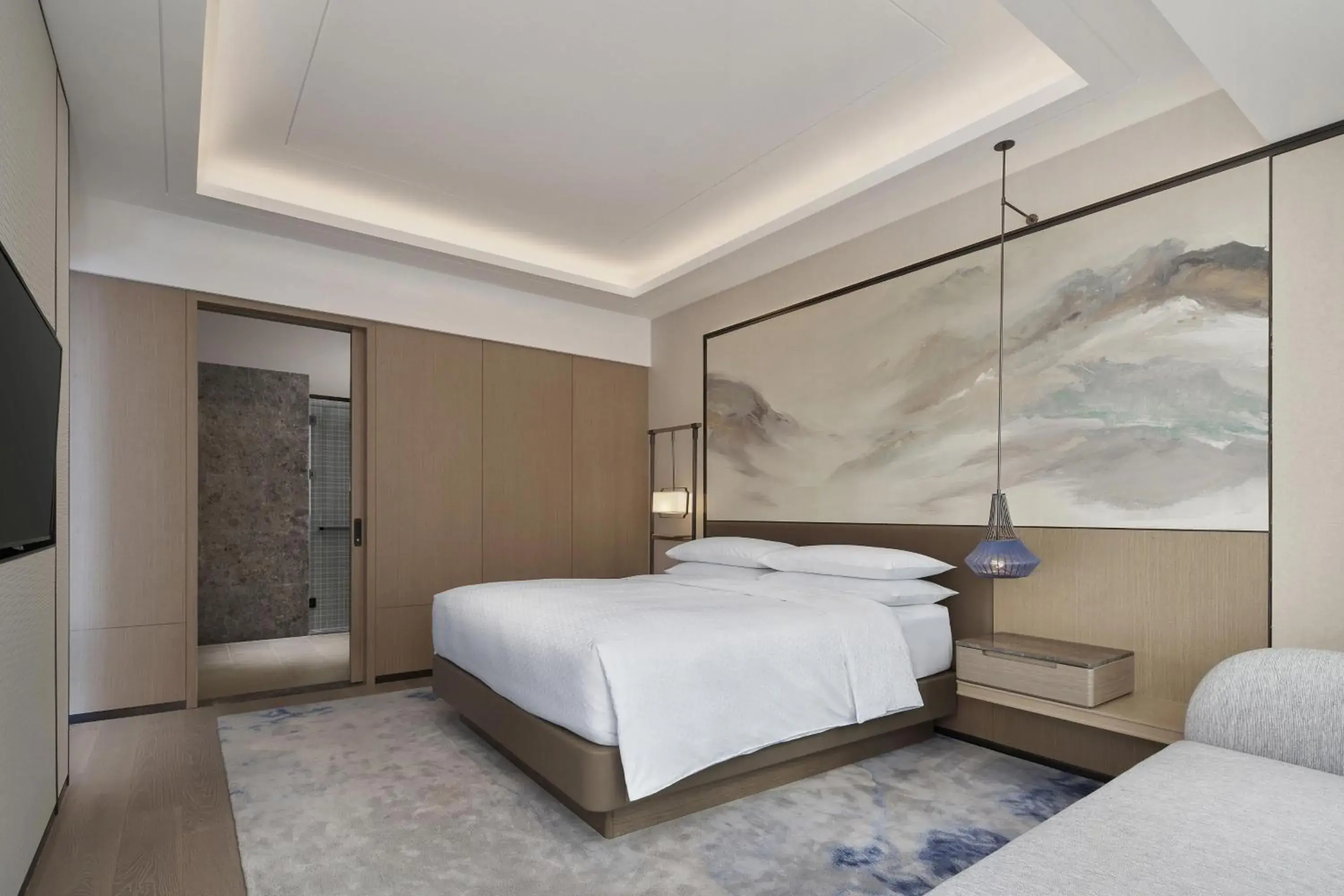 Bedroom, Bed in Four Points by Sheraton Suzhou, Wuzhong