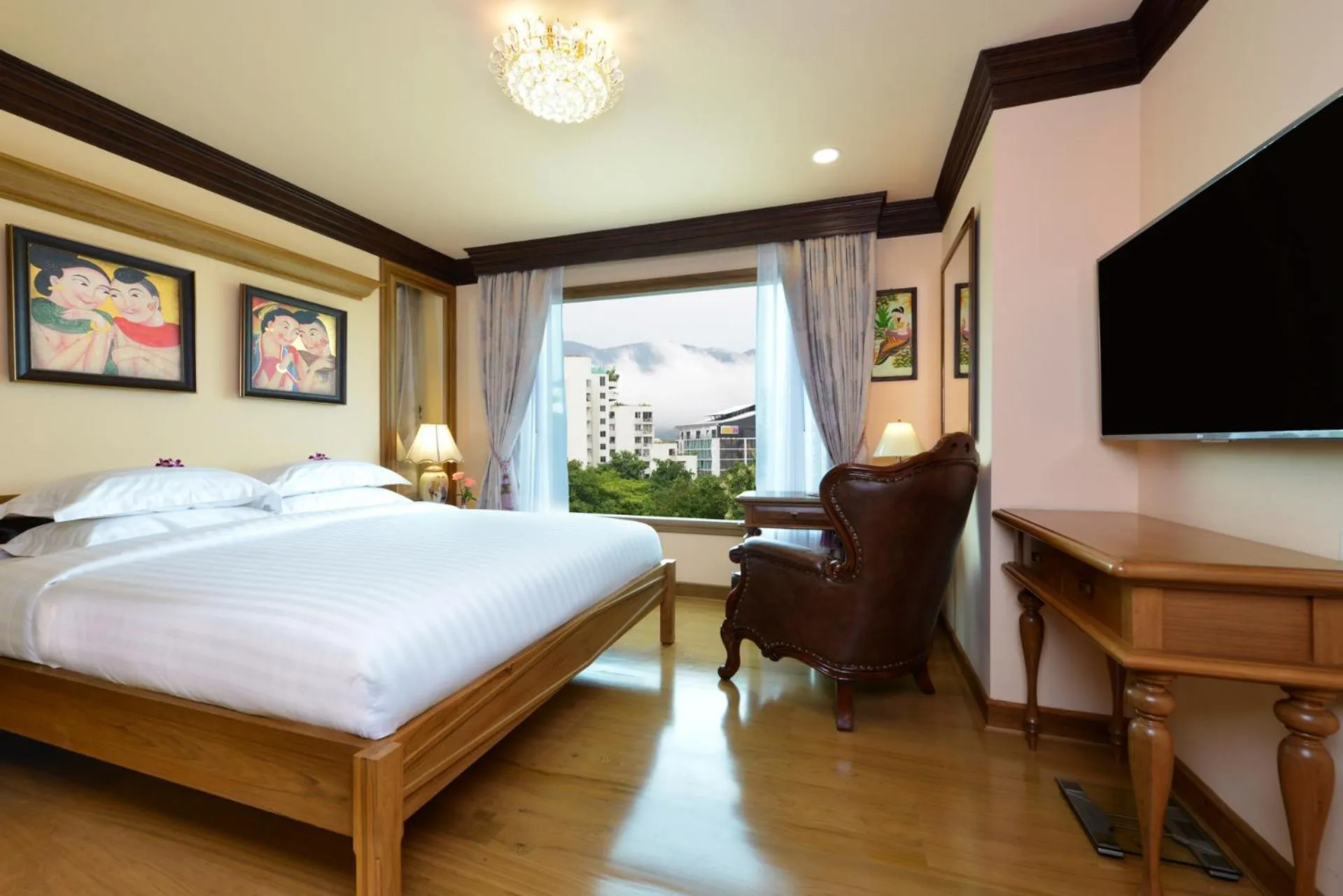 Photo of the whole room, Bed in Peak Nimman Prestige Hotel