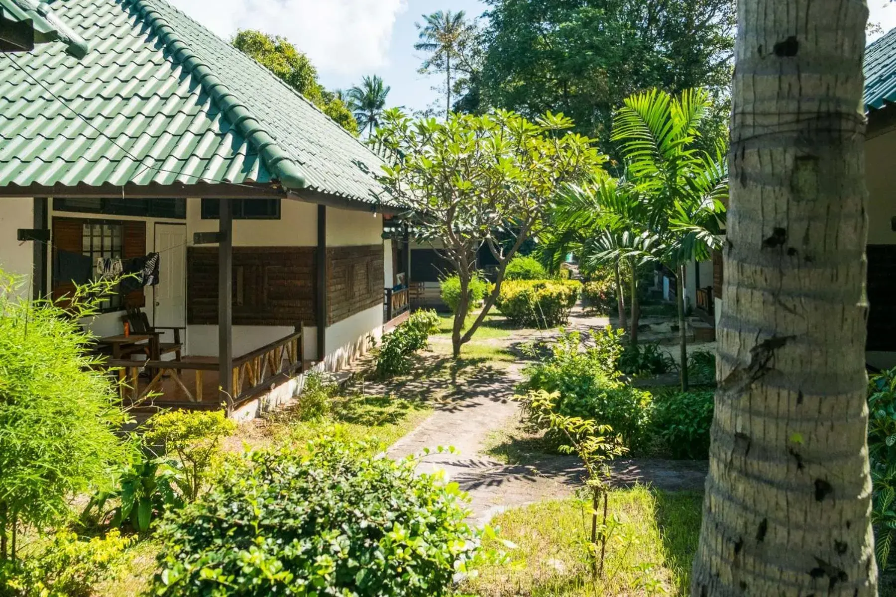 Garden, Property Building in Marine Chaweng Beach Resort
