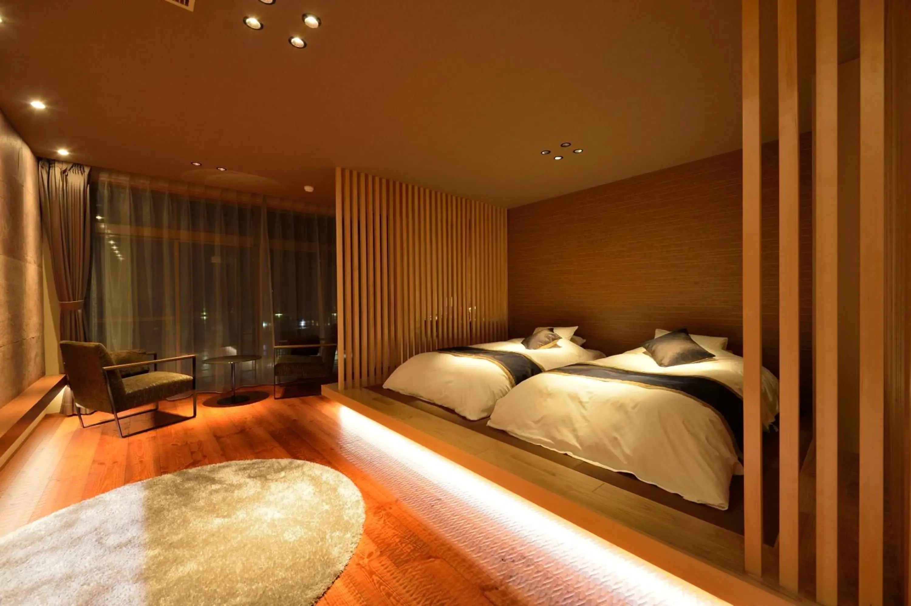 Photo of the whole room, Bed in Hanayashiki Ukifune-en Photo of the whole room, Bed in Hanayashiki Ukifune-en