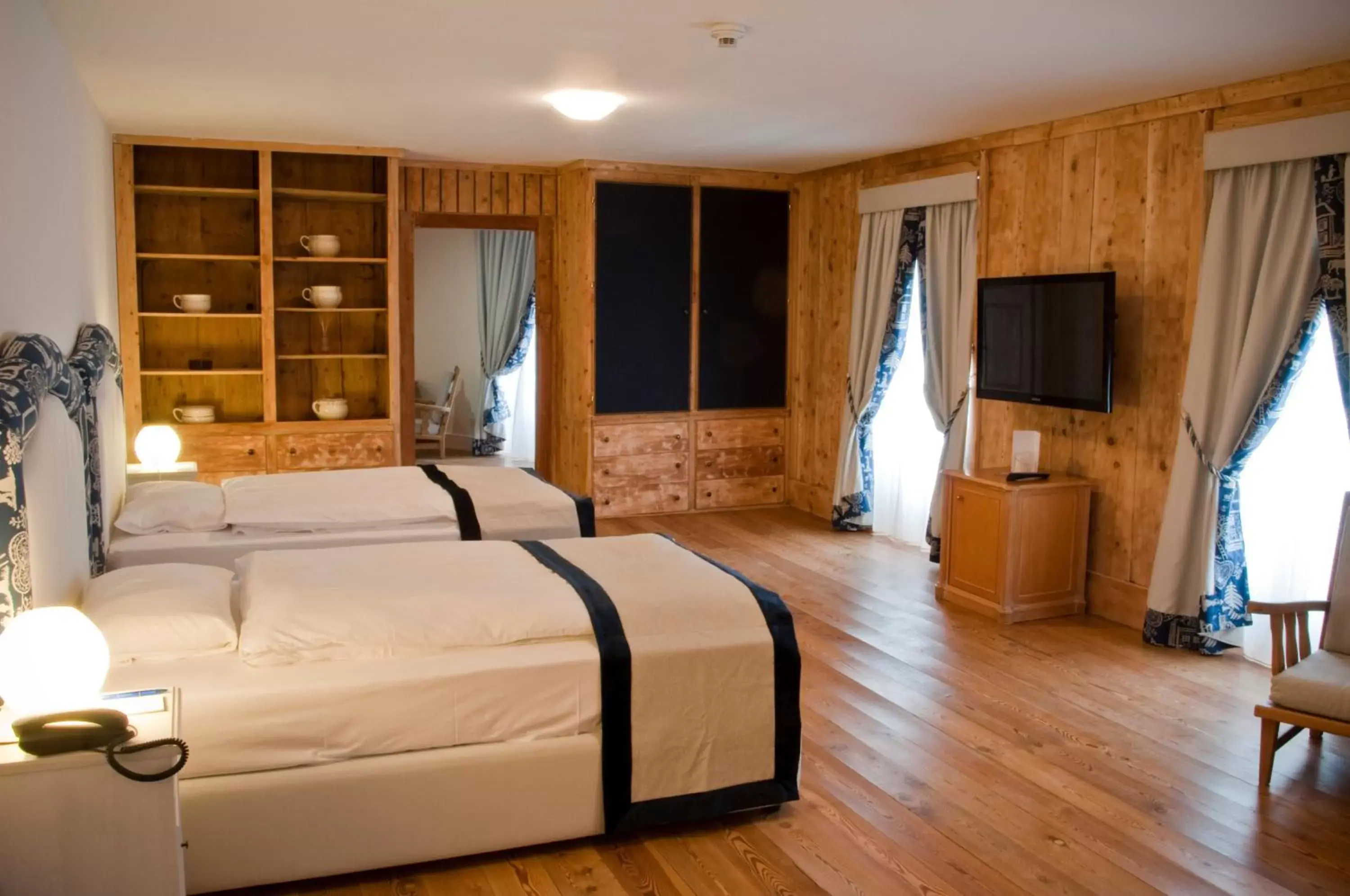 Bed in Hotel Bernina 1865 by Kleos Group Collection Bed in Hotel Bernina 1865 by Kleos Group Collection