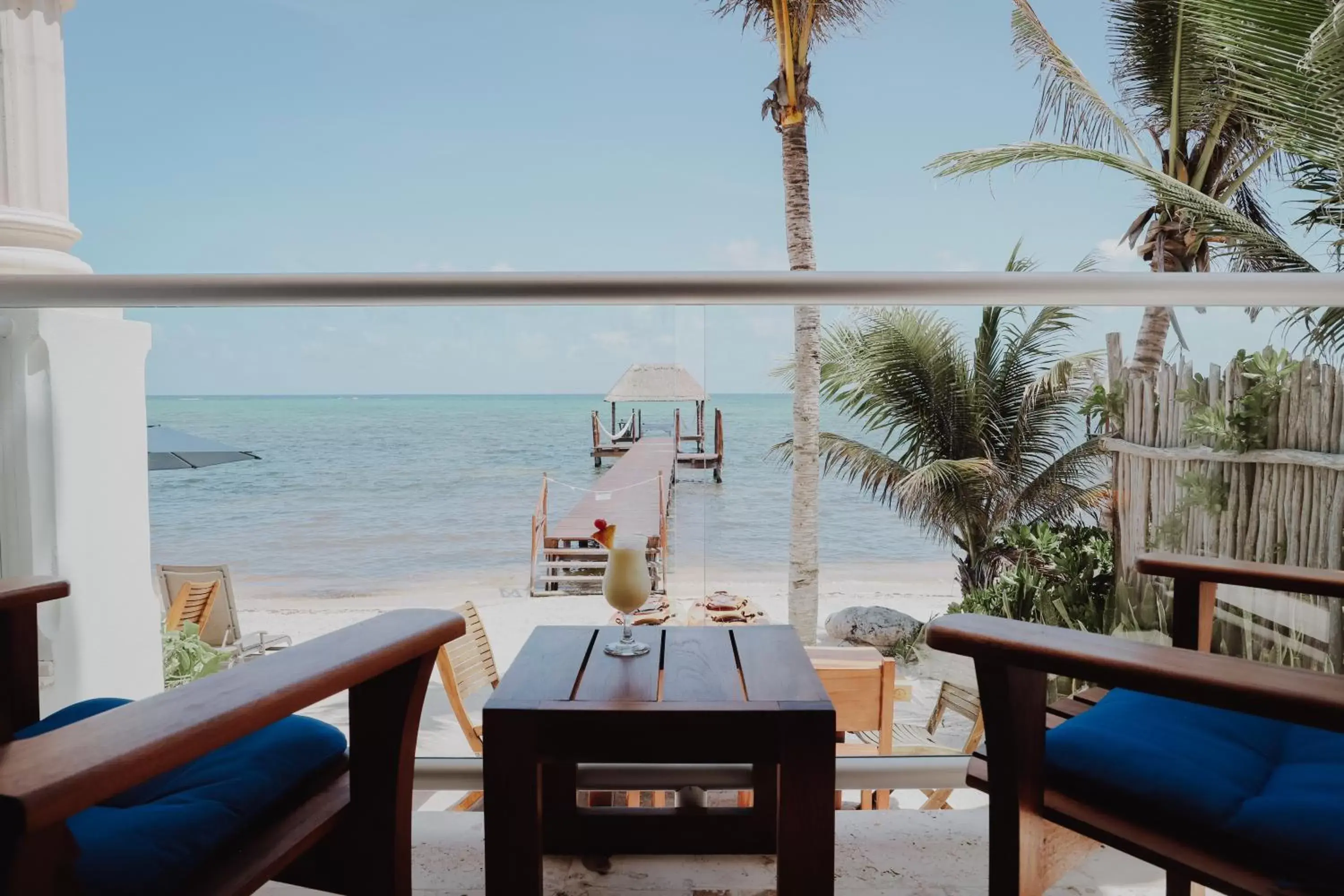 Balcony/Terrace, Sea View in Cielo Maya Beach Tulum