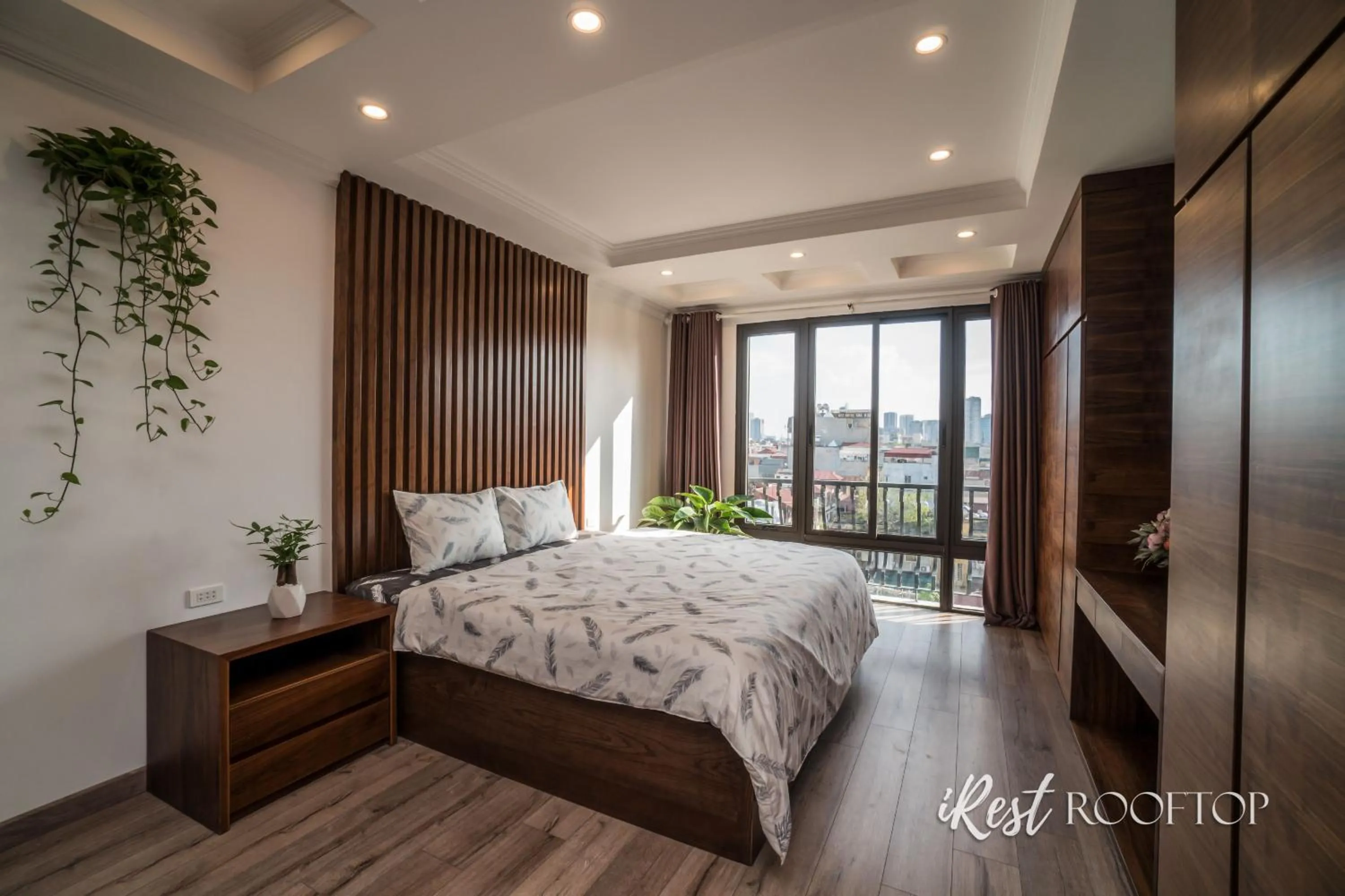 Bed in Irest Apartment