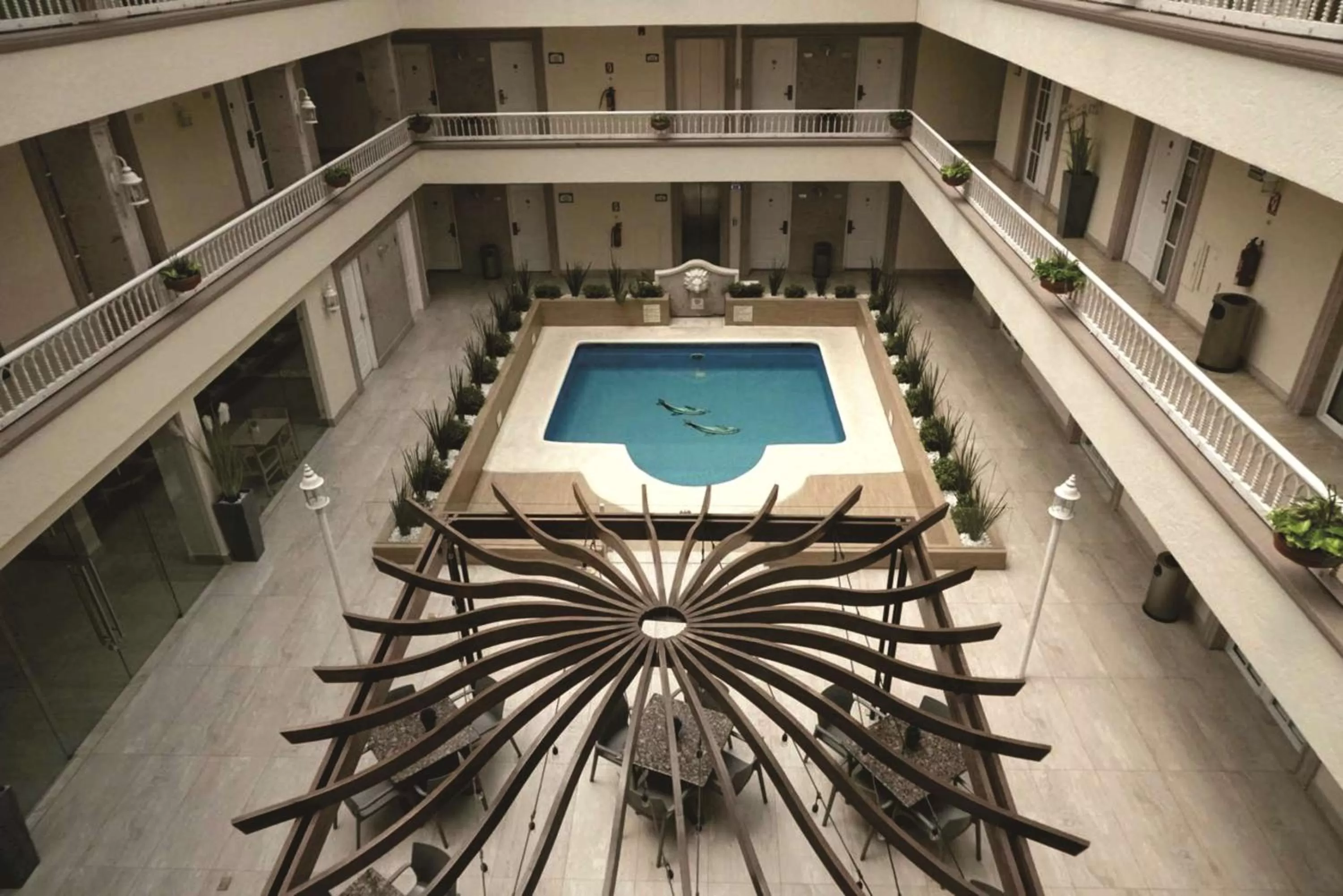 On site, Pool View in Best Western PLUS Monterrey Colón