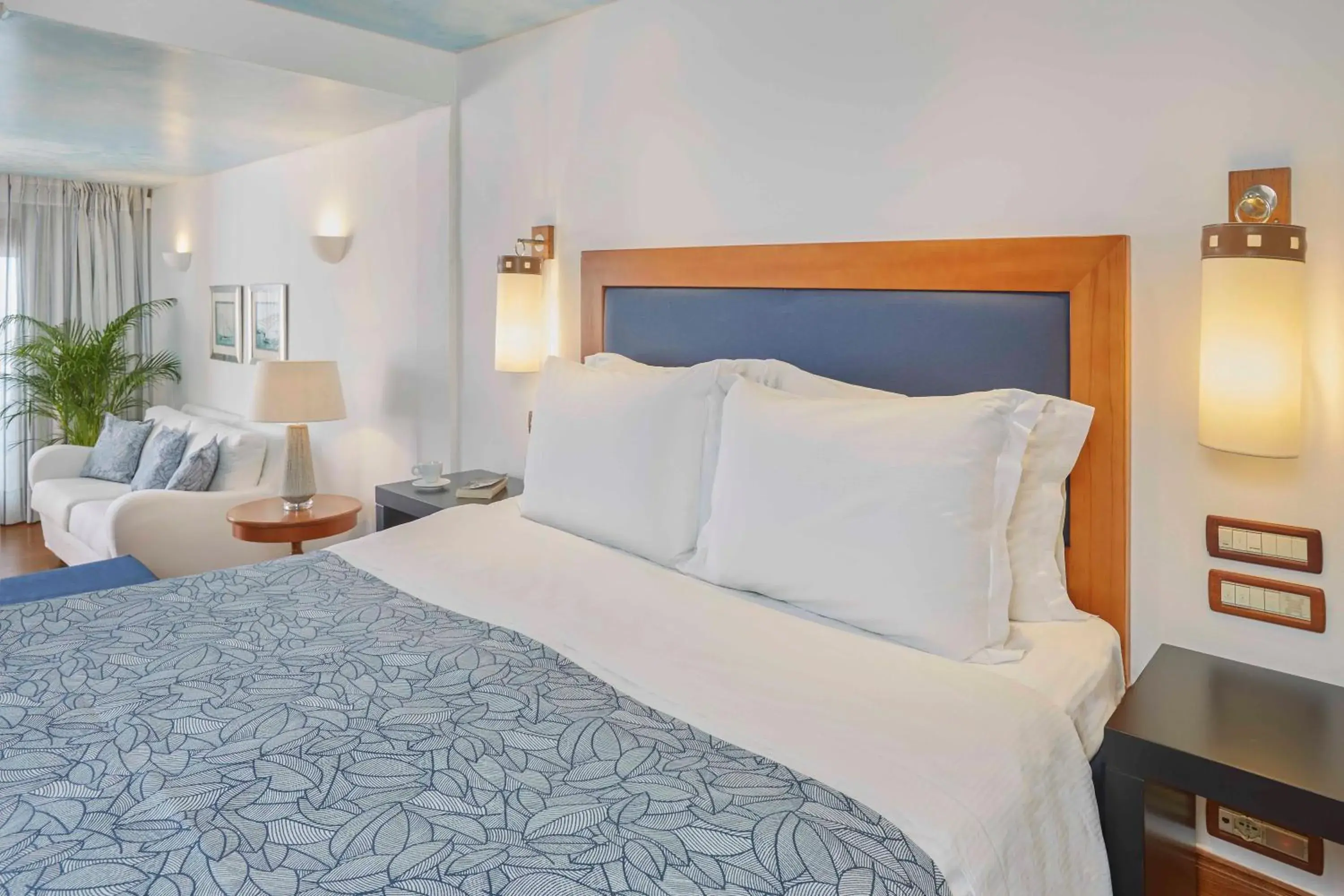 Bedroom, Bed in Elounda Beach Hotel & Villas, a Member of the Leading Hotels of the World