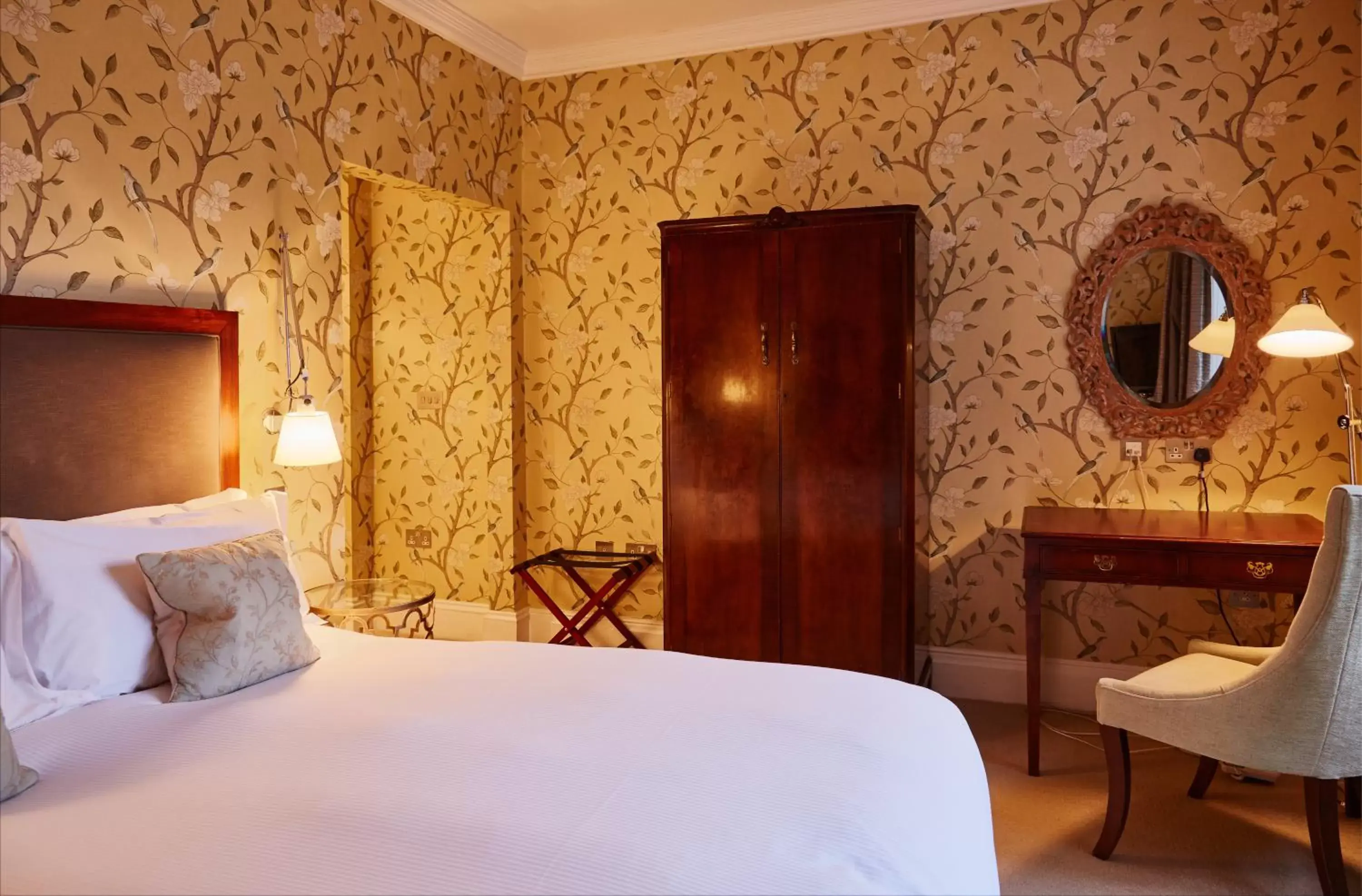 Bedroom in Ockenden Manor Hotel & Spa