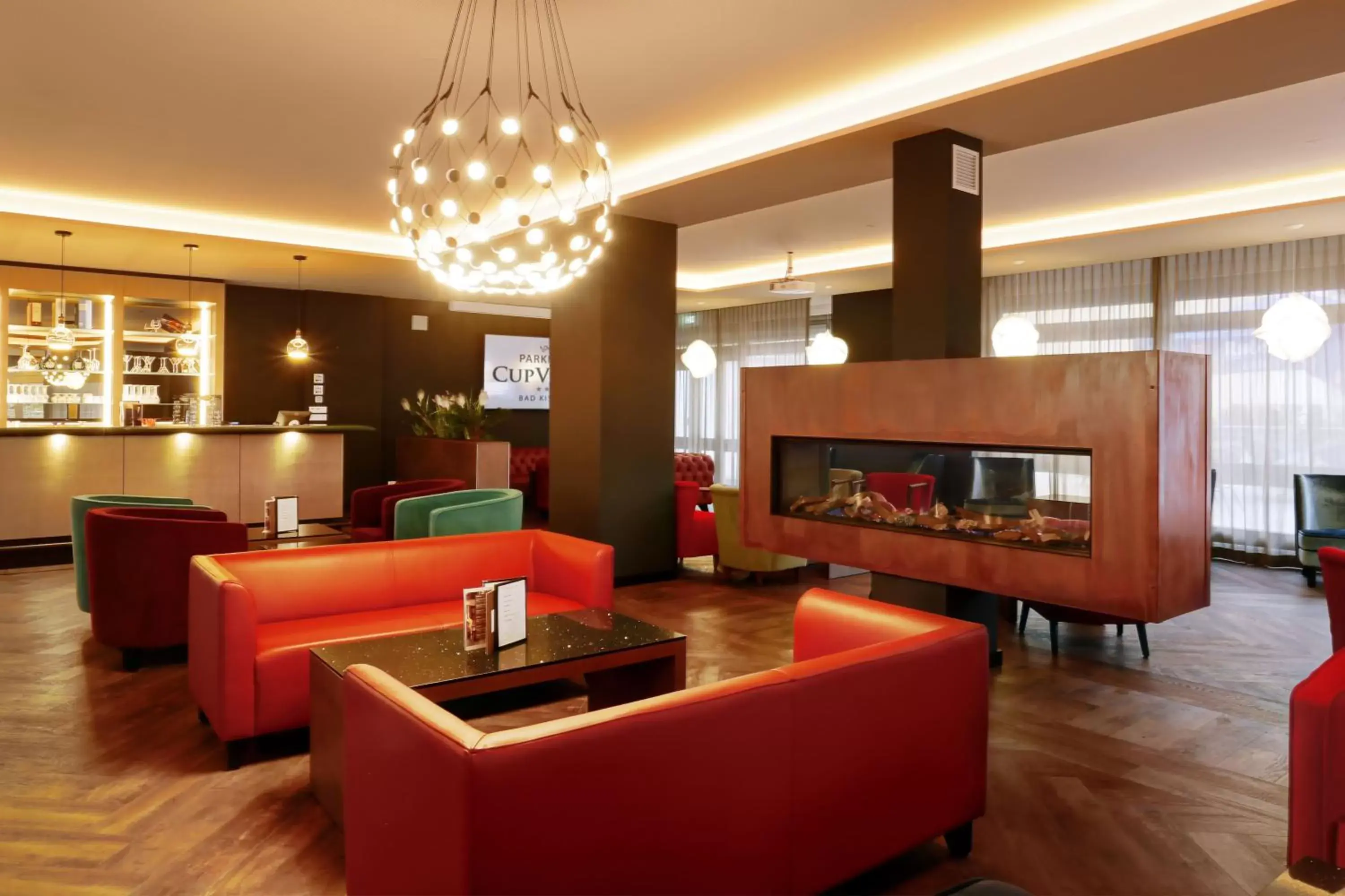 Lounge or bar, Lobby/Reception in Parkhotel CUP VITALIS