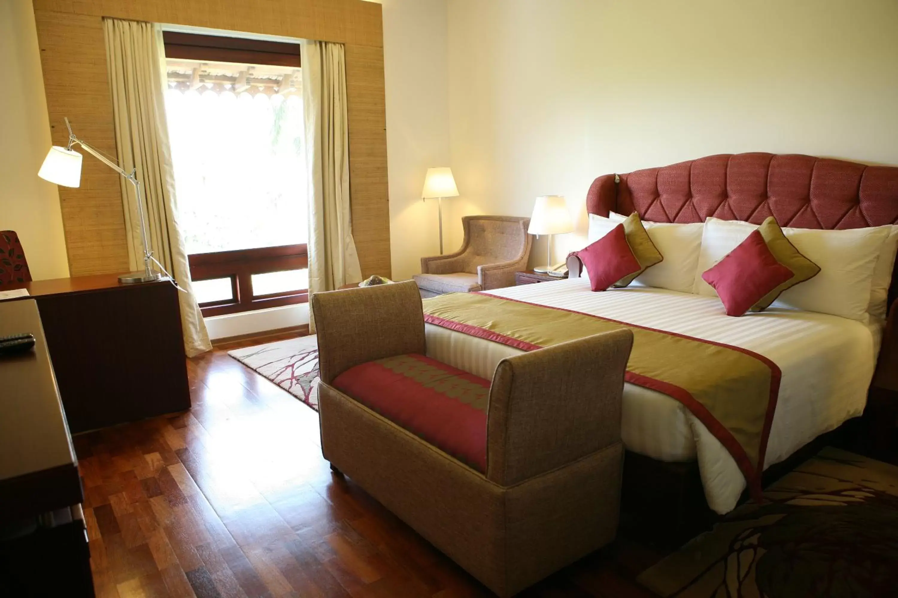 Photo of the whole room, Bed in The Leela Ashtamudi, A Raviz Hotel