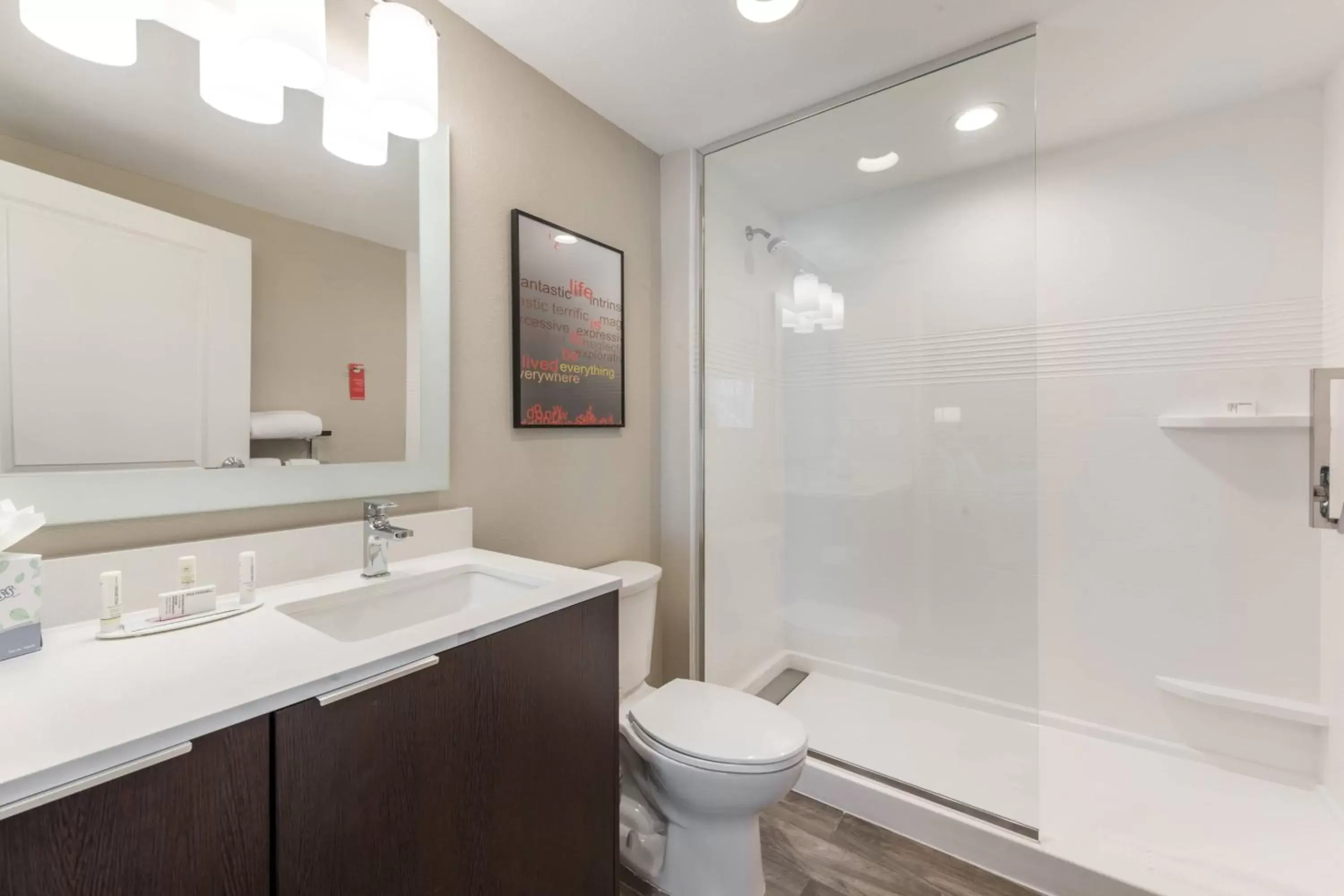 Bathroom in TownePlace Suites by Marriott Greensboro Coliseum Area