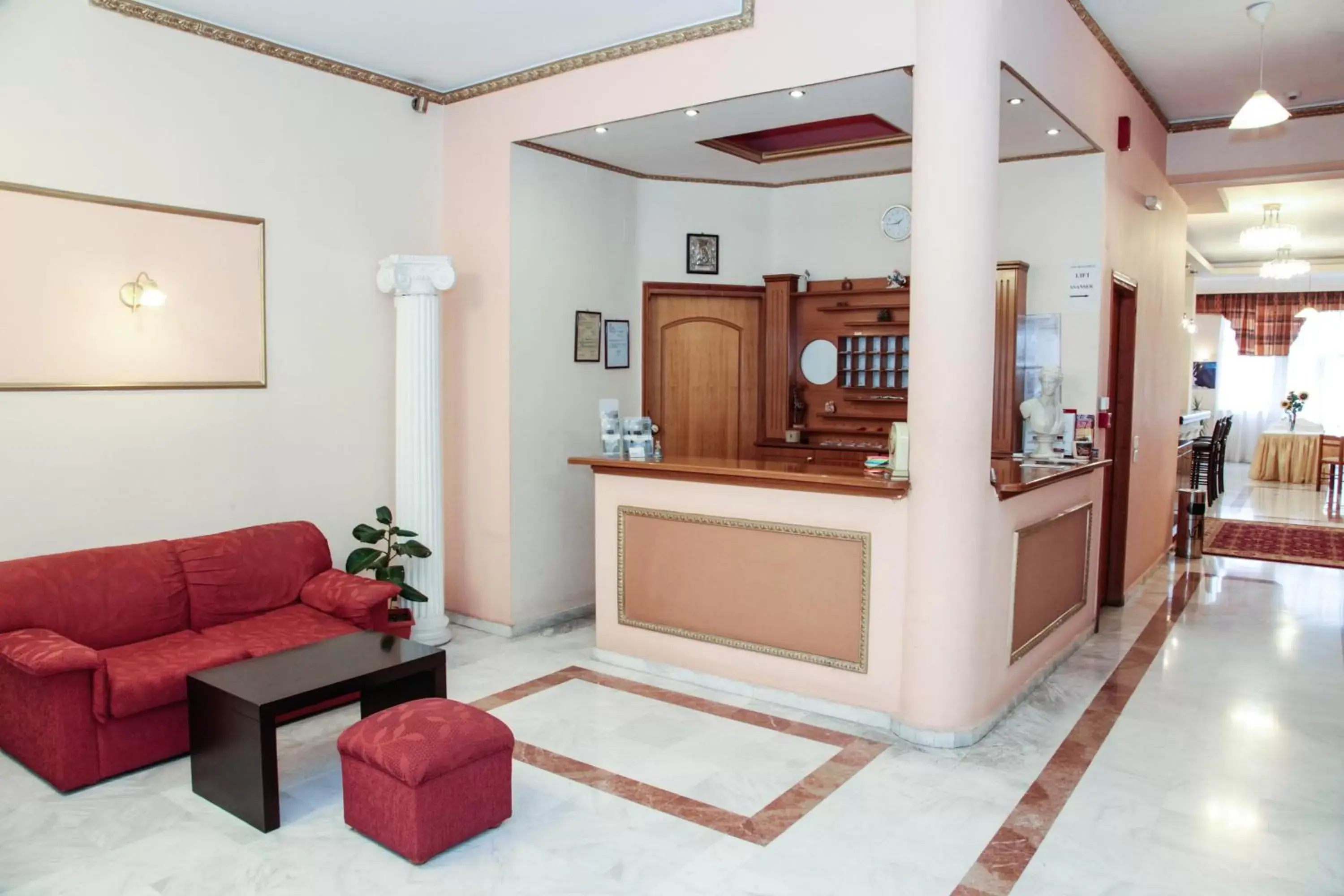 Lobby or reception, Lobby/Reception in Alexiou Hotel