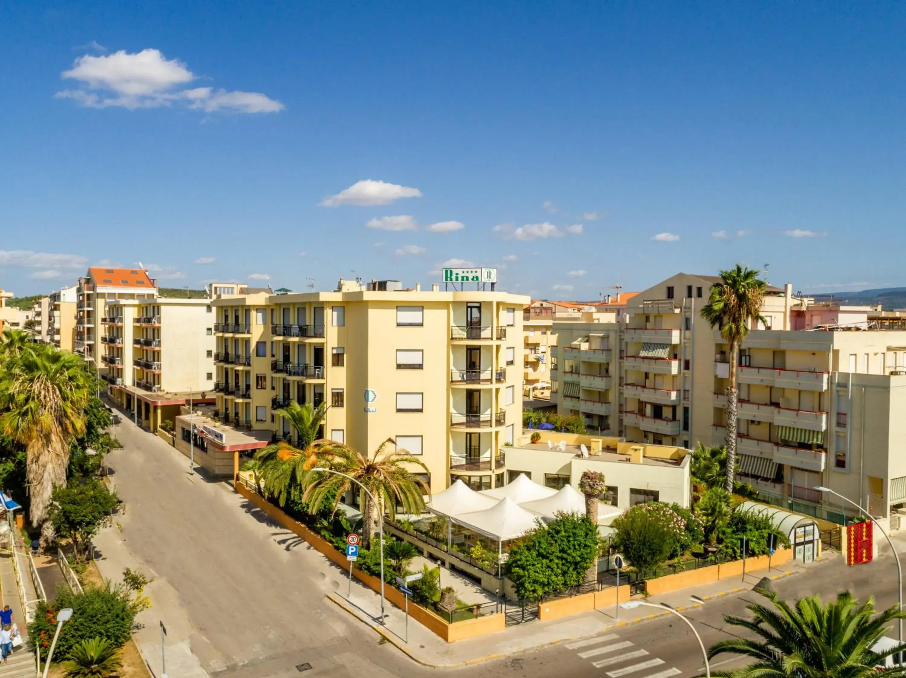 Bird's eye view in Rina Hotel