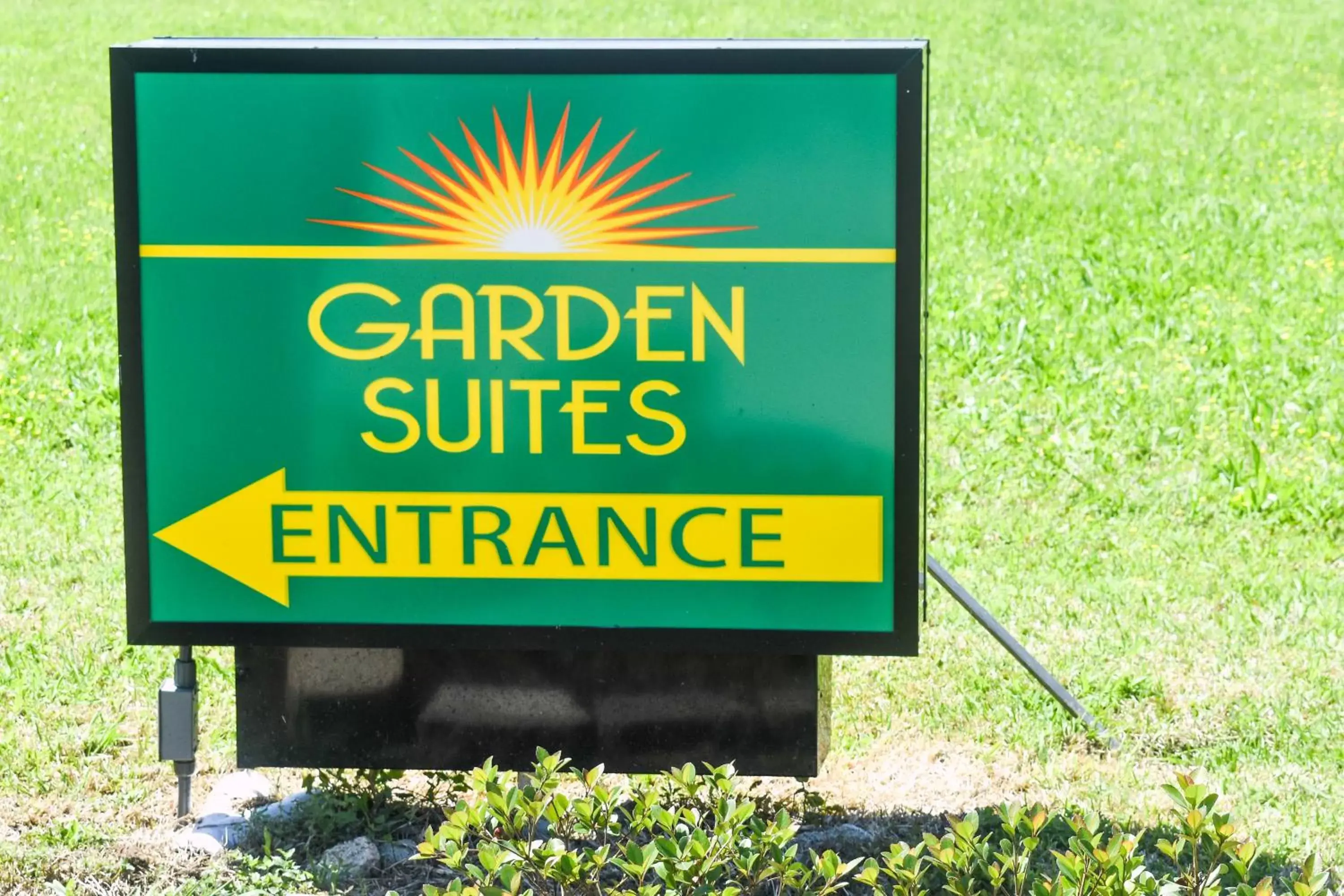 Property Logo/Sign in Garden Suites