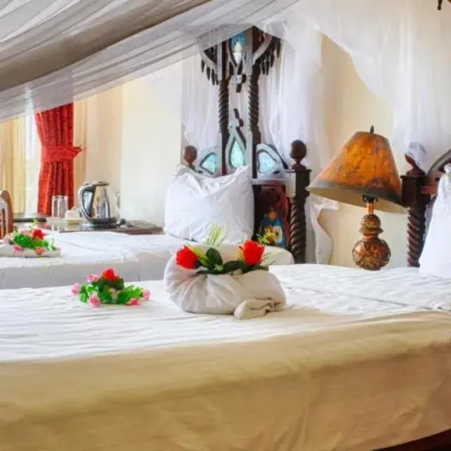Bed in Africa House Zanzibar