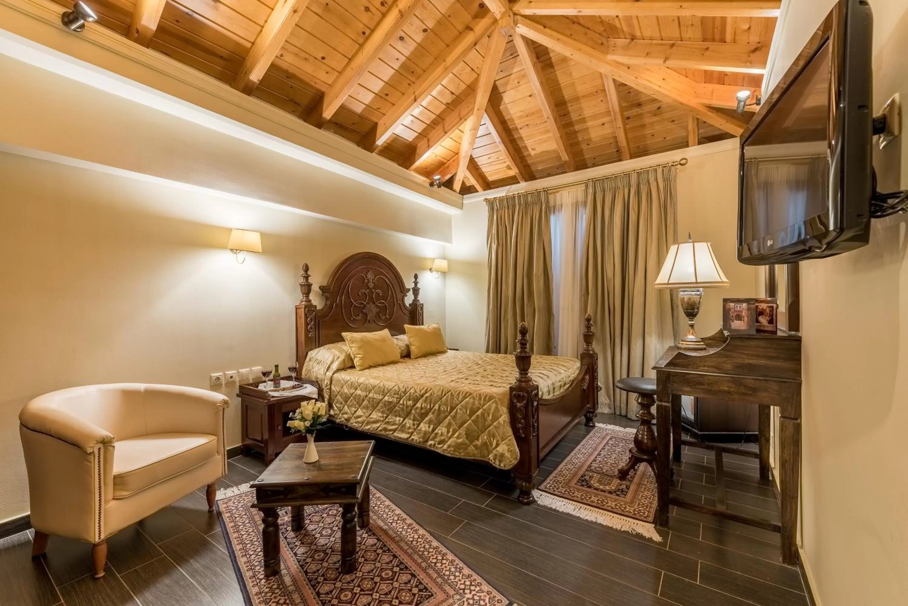 Photo of the whole room, Bed in Theofilos Paradise Boutique Hotel