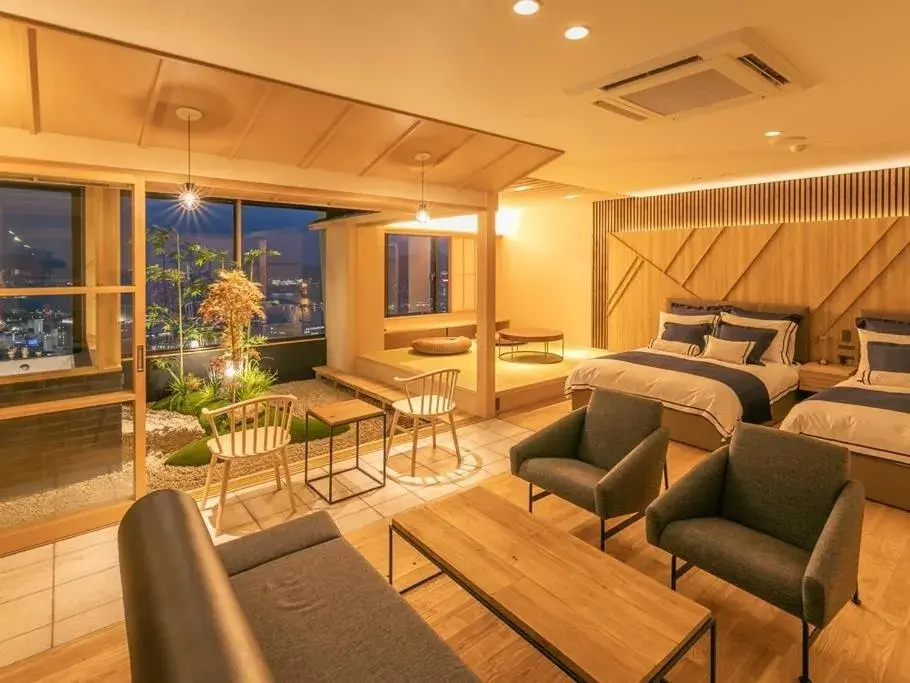 Living room, Lounge/Bar in Hotel Nagasaki