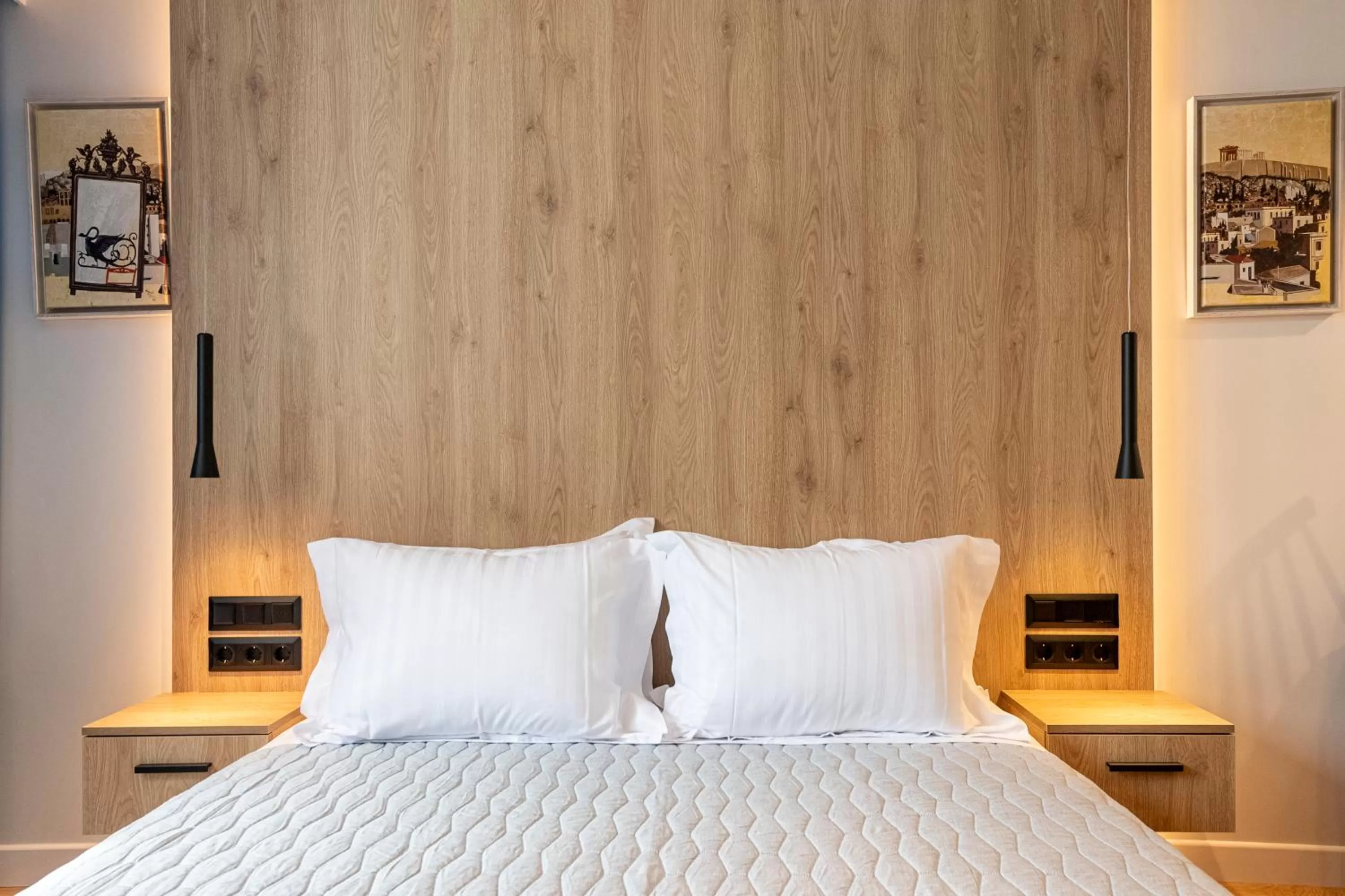 Bed in A&N Athens Luxury Apartments - Ermou