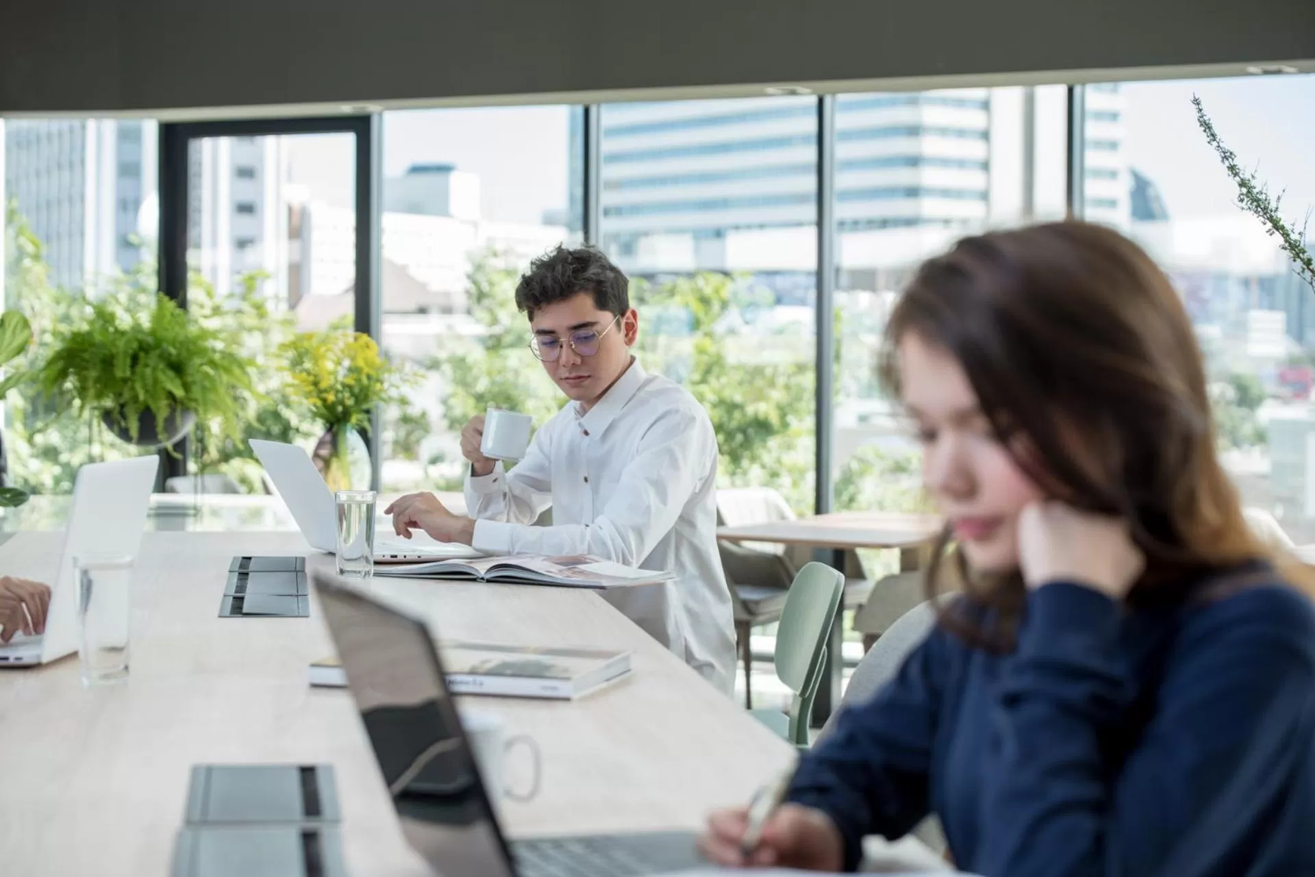 People in Amanta Hotel & Residence Sathorn