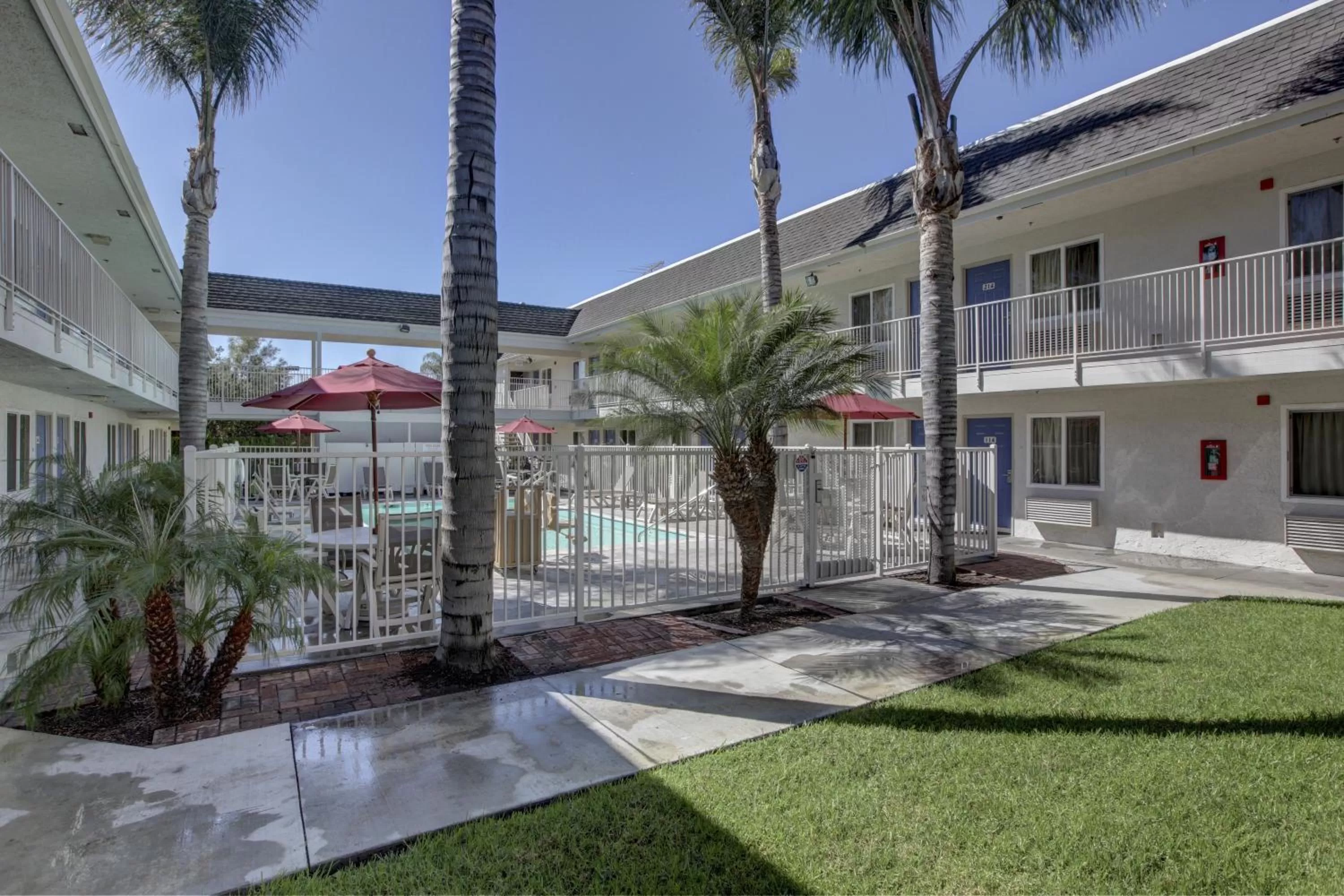 Facade/entrance in Motel 6-Westminster, CA - North