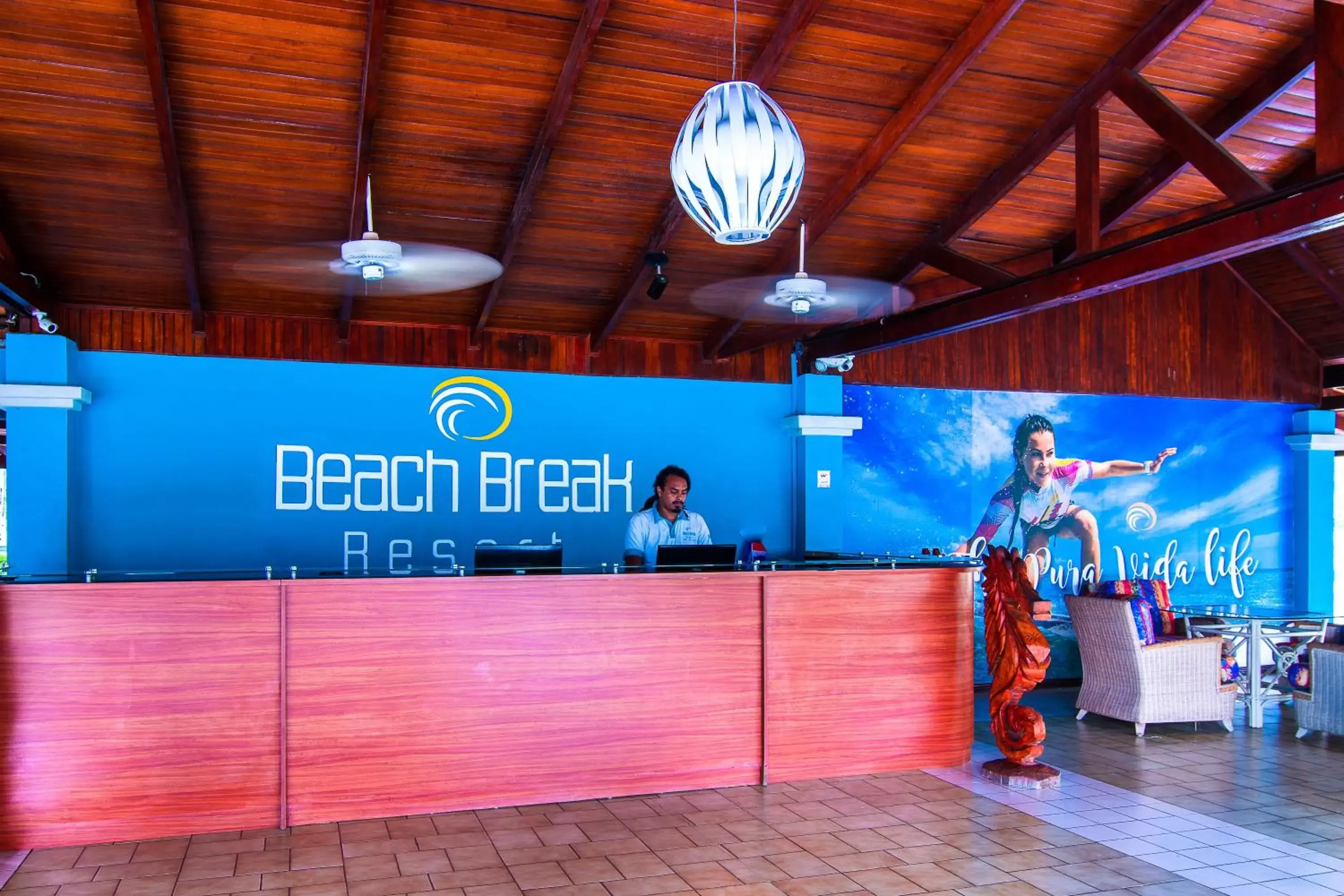 Lobby or reception in Costa Rica Surf Camp by SUPERbrand