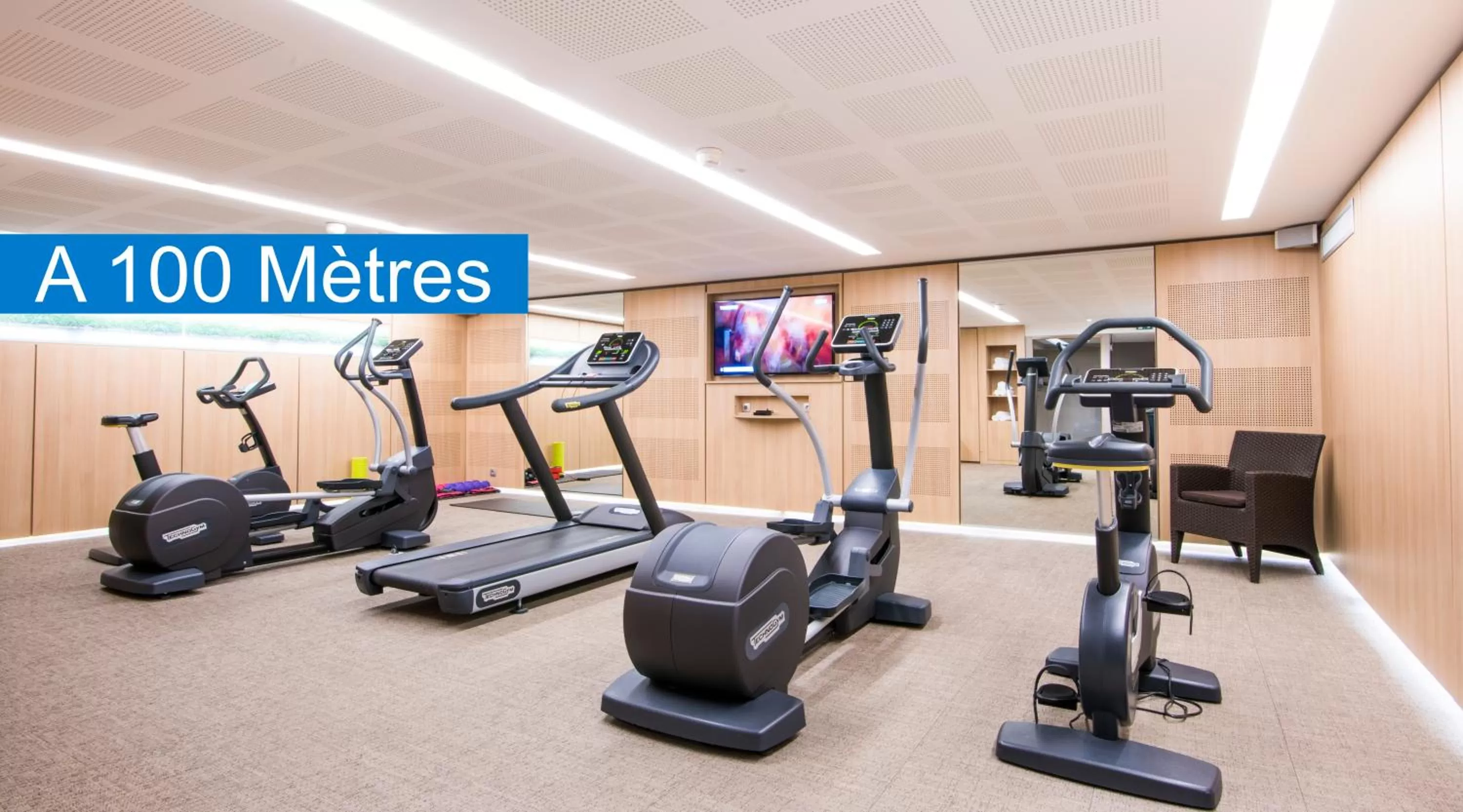 Fitness centre/facilities in Résidence des Châteaux