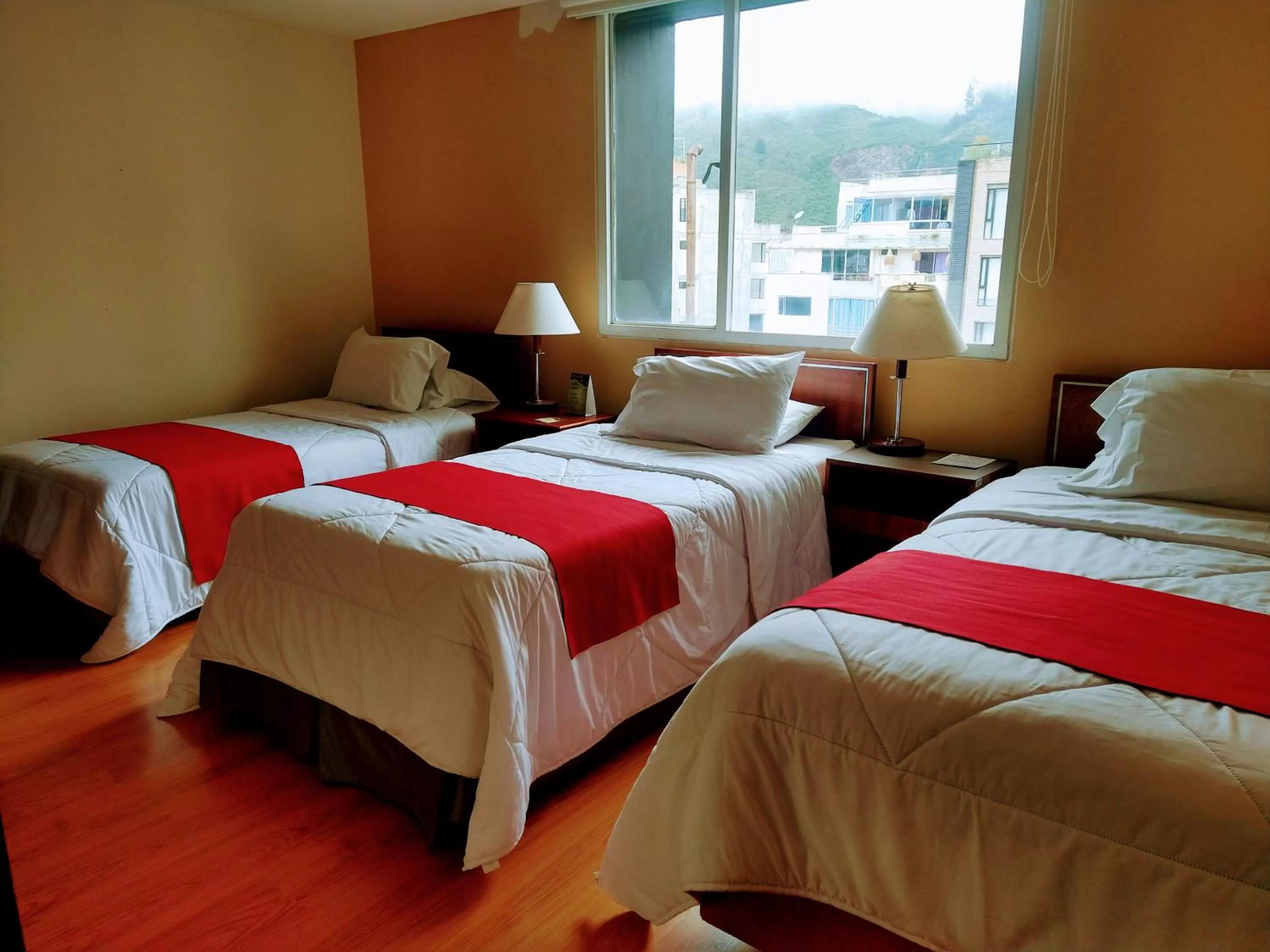 Bed in Hotel Morasurco