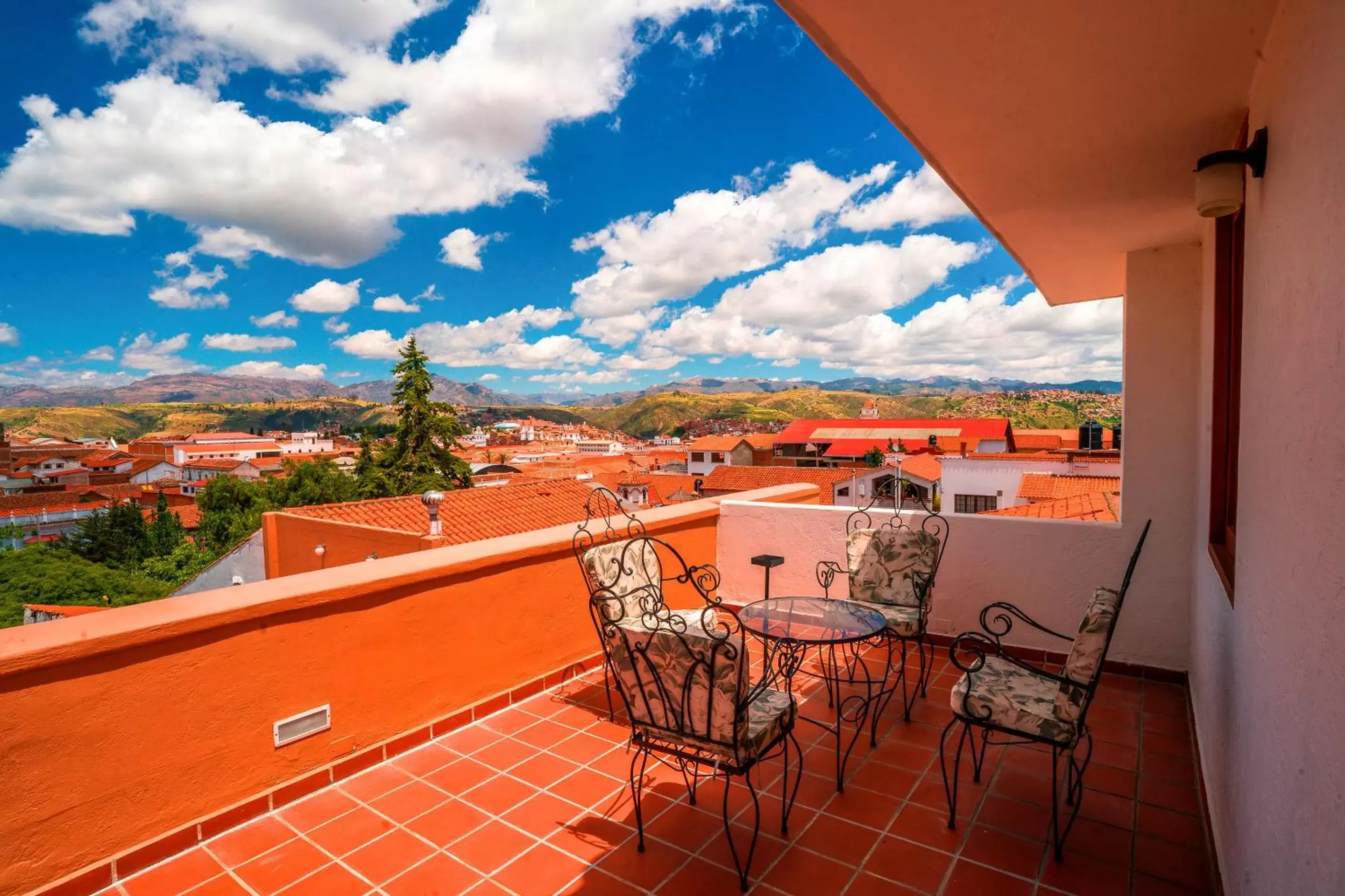 View (from property/room), Balcony/Terrace in Hotel Villa Antigua