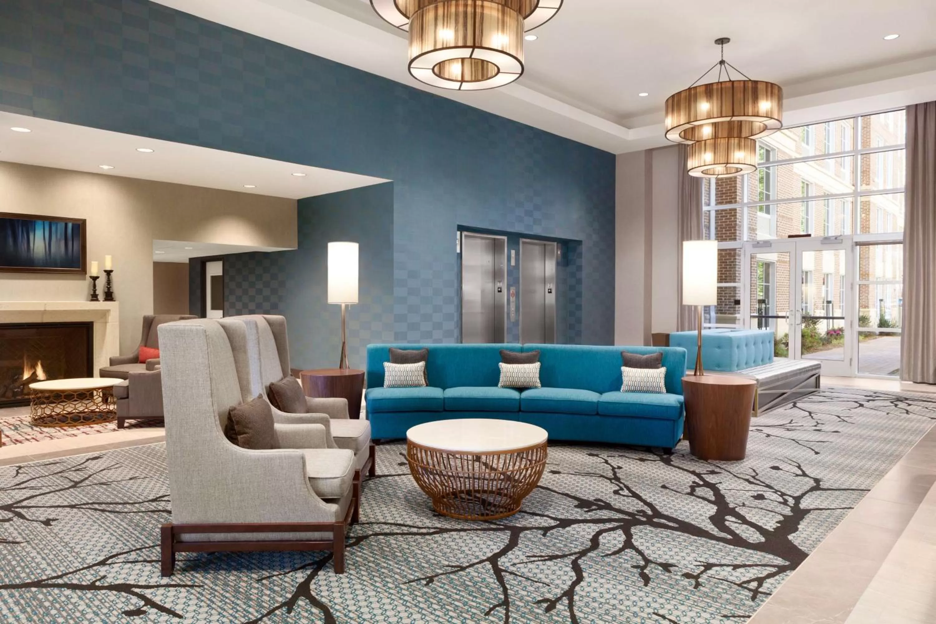 Lobby or reception in Homewood Suites By Hilton Charlotte Southpark